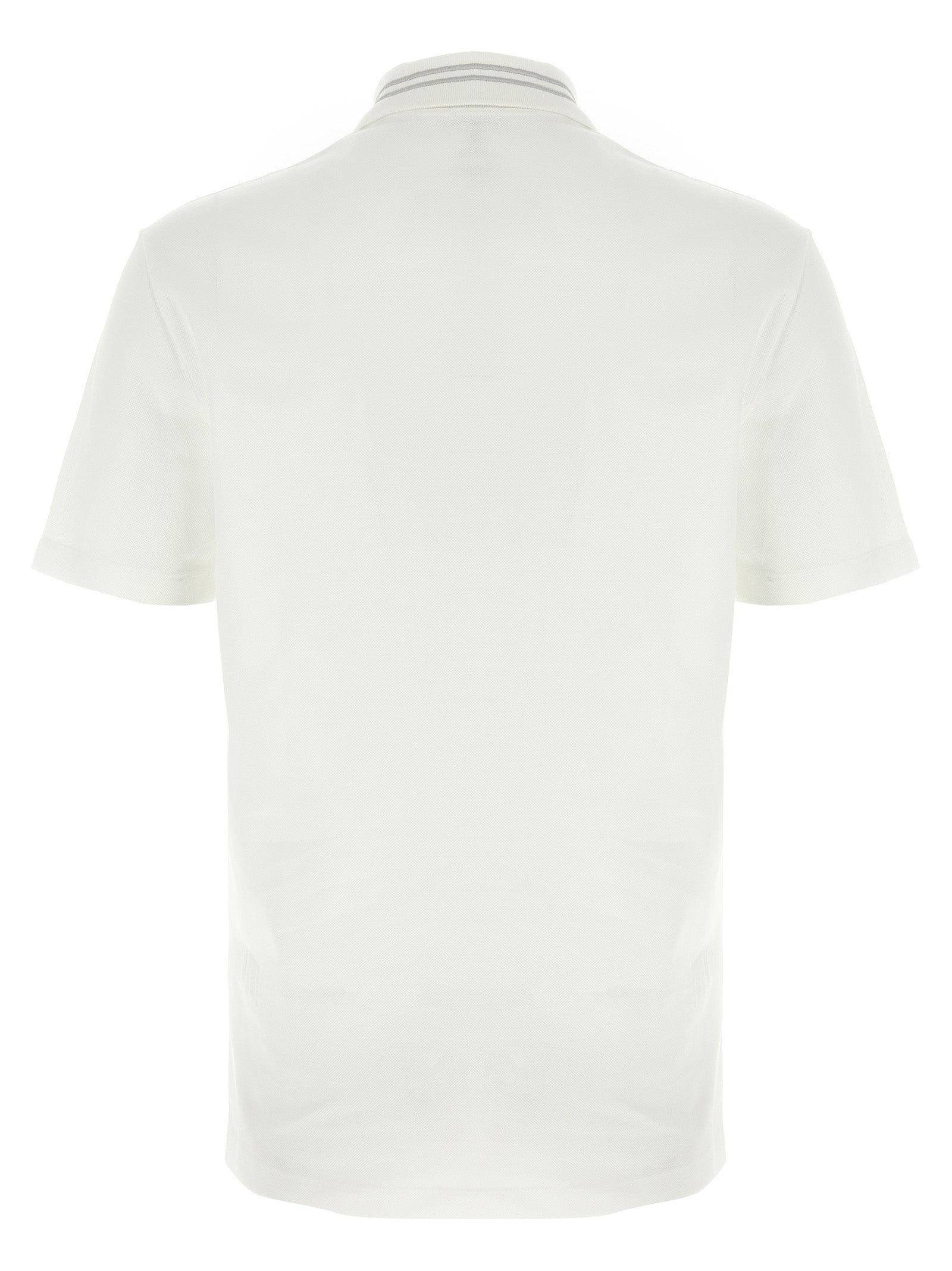 Versace Poloshirt aus weißer Baumwolle