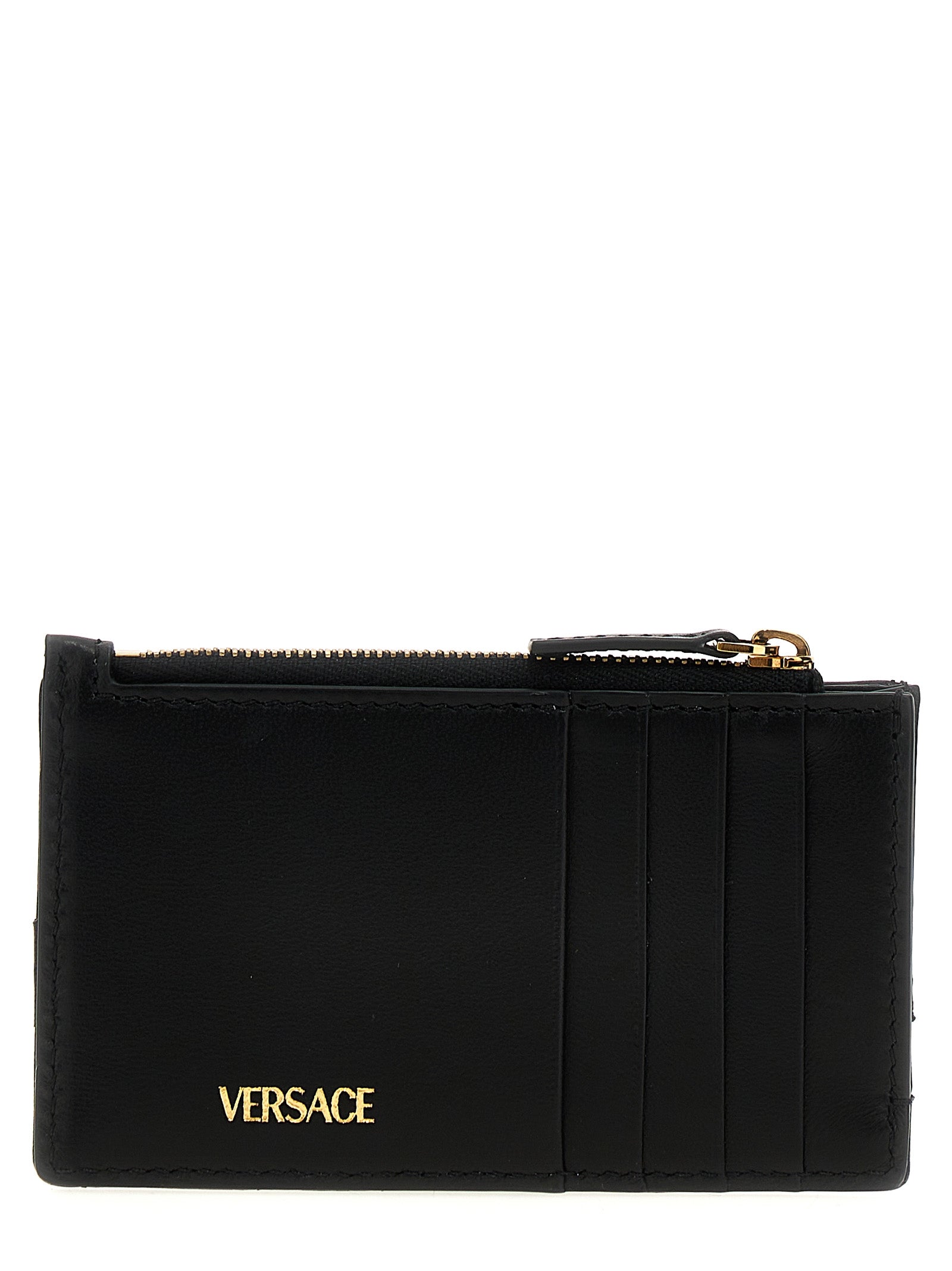Versace Black Medusa Lambskin Cardholder