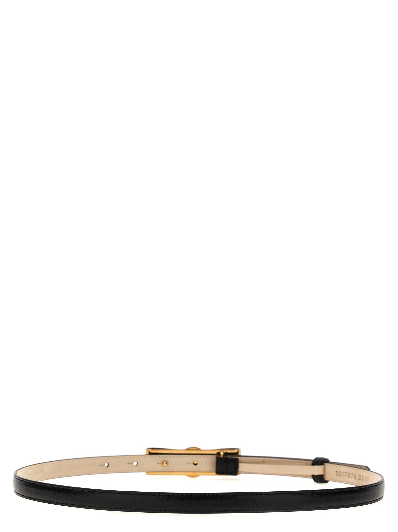 Versace Black Medusa Bow Leather Belt