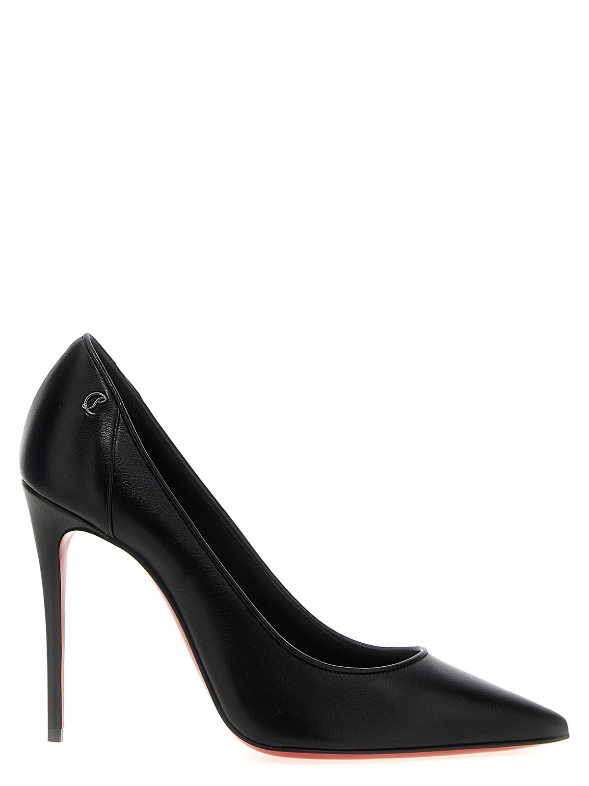 Christian Louboutin Black Napa Leather / Calf High Heel Pumps