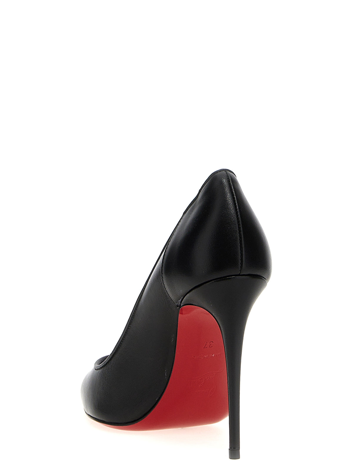 Christian Louboutin Black Napa Leather / Calf High Heel Pumps
