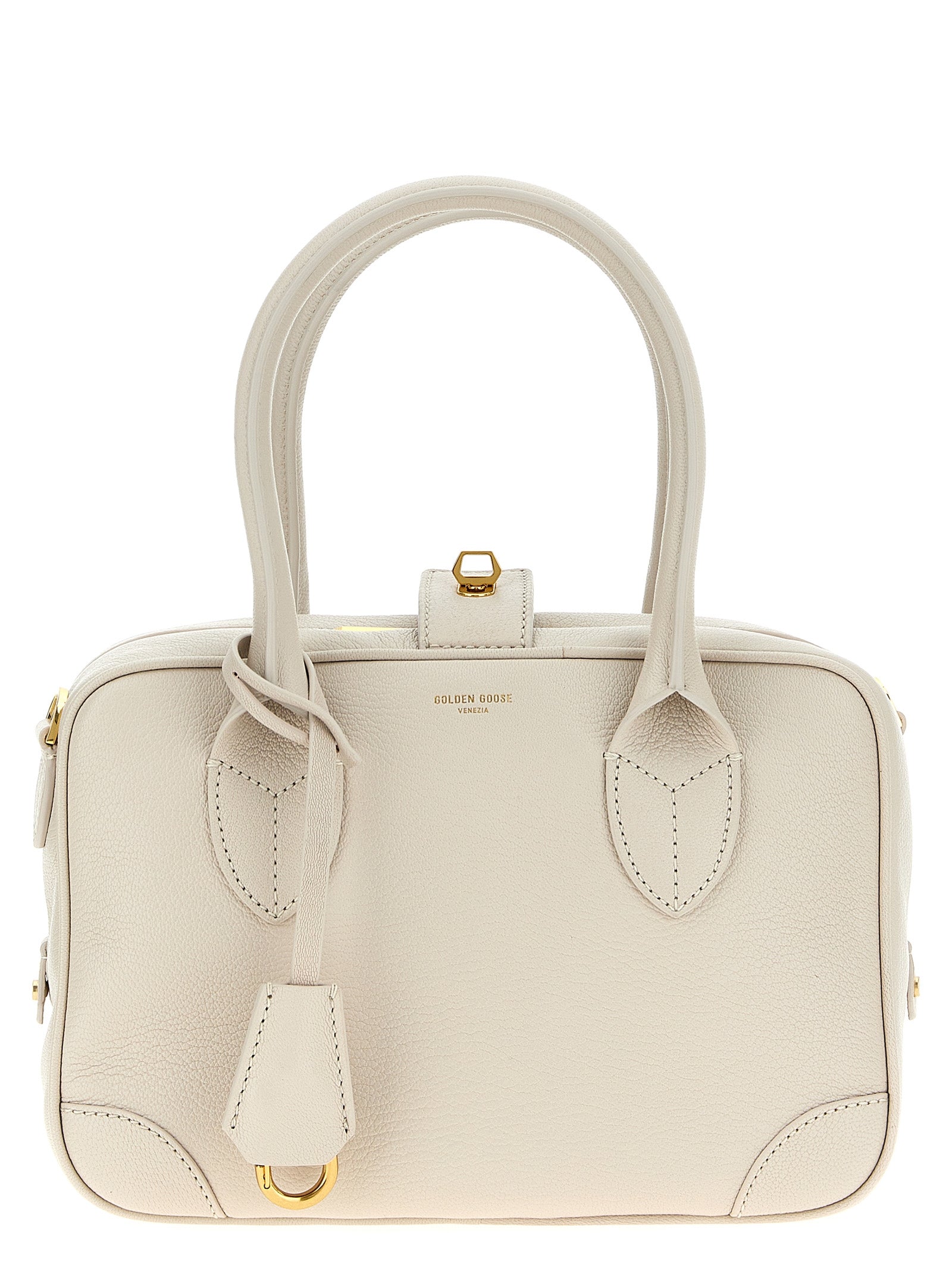 Golden Goose White Vita Handbag Leather