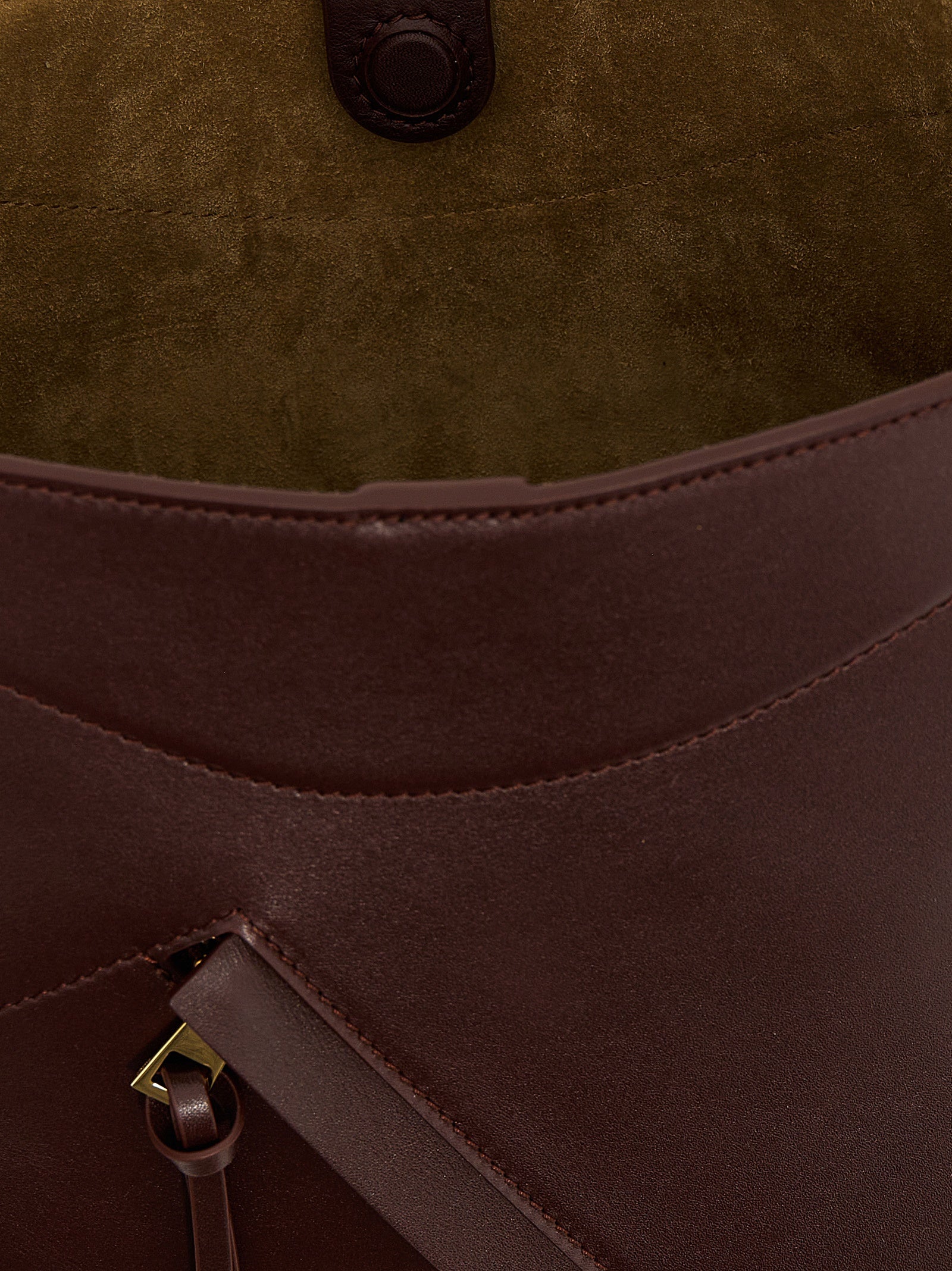 Loewe Bordeaux Hammock Slice Crossbody Bag Calf Leather