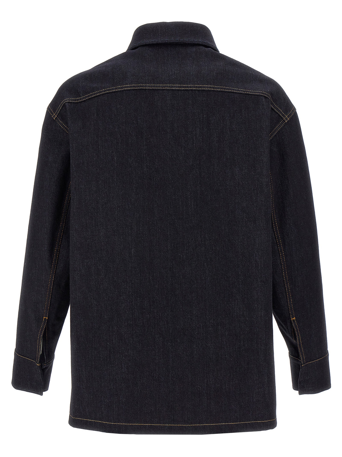 Fendi Blue Cotton Denim Jacket