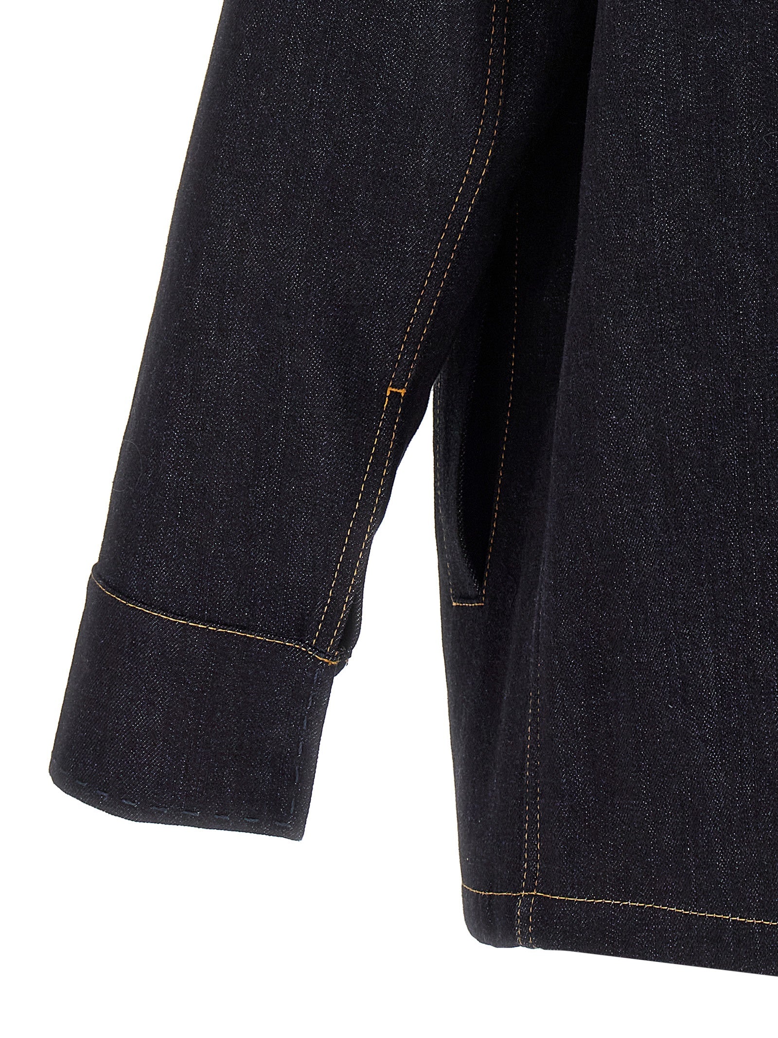 Veste en jean Fendi en coton bleu
