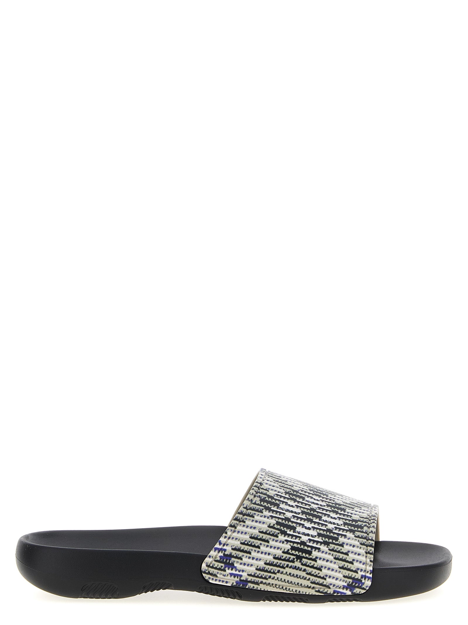 Burberry Multicolor Dive Check Synthetic Slides