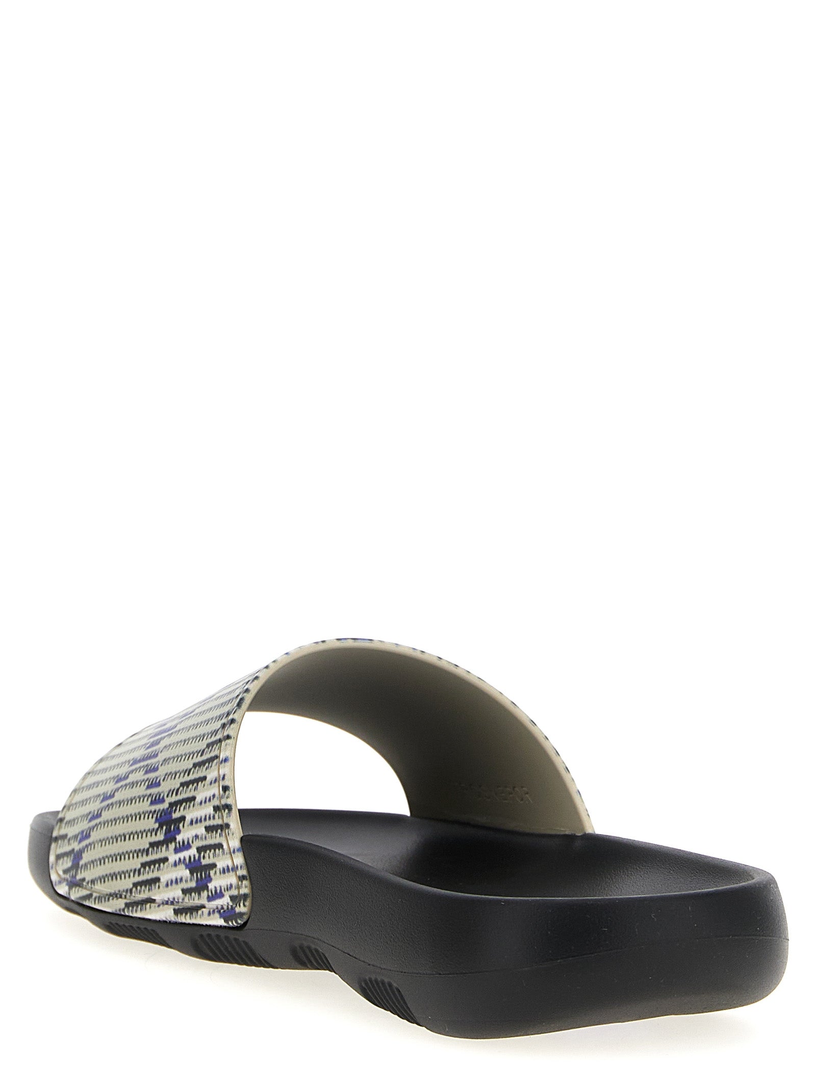 Burberry Multicolor Dive Check Synthetic Slides