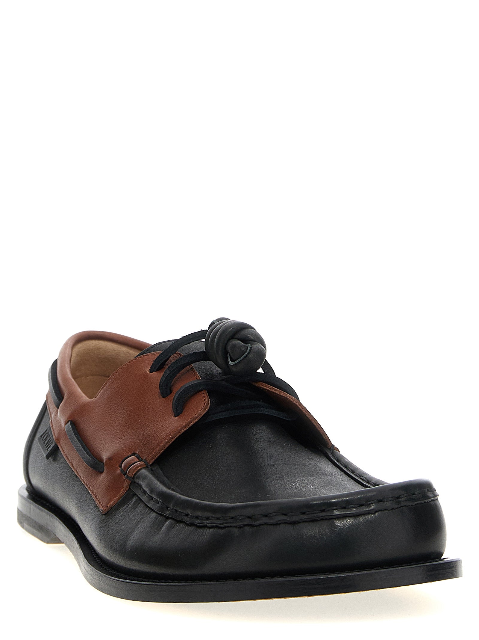 Loewe Multicolor Campo Slip-On Loafers Leather