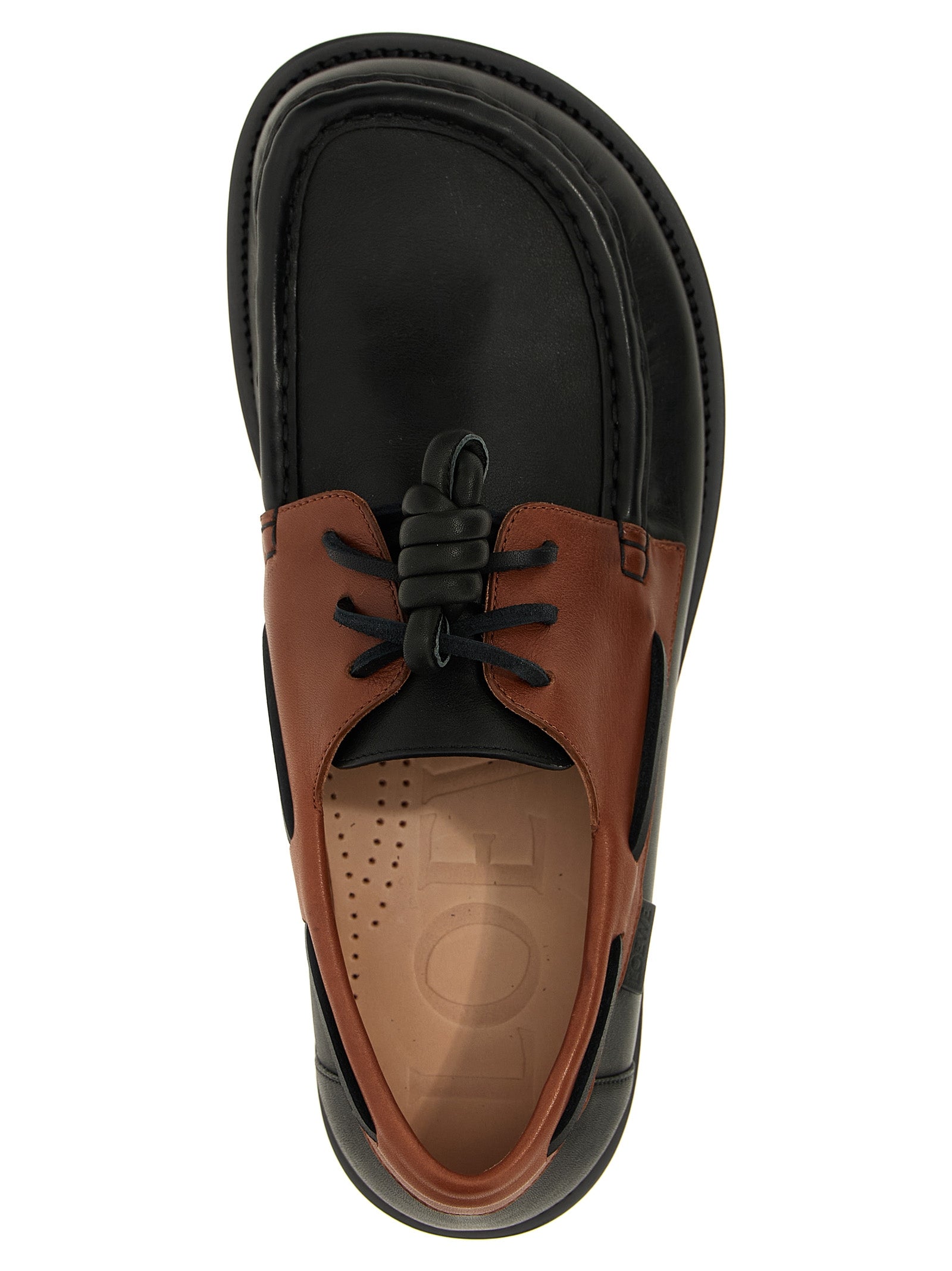 Loewe Multicolor Campo Slip-On Loafers Leather
