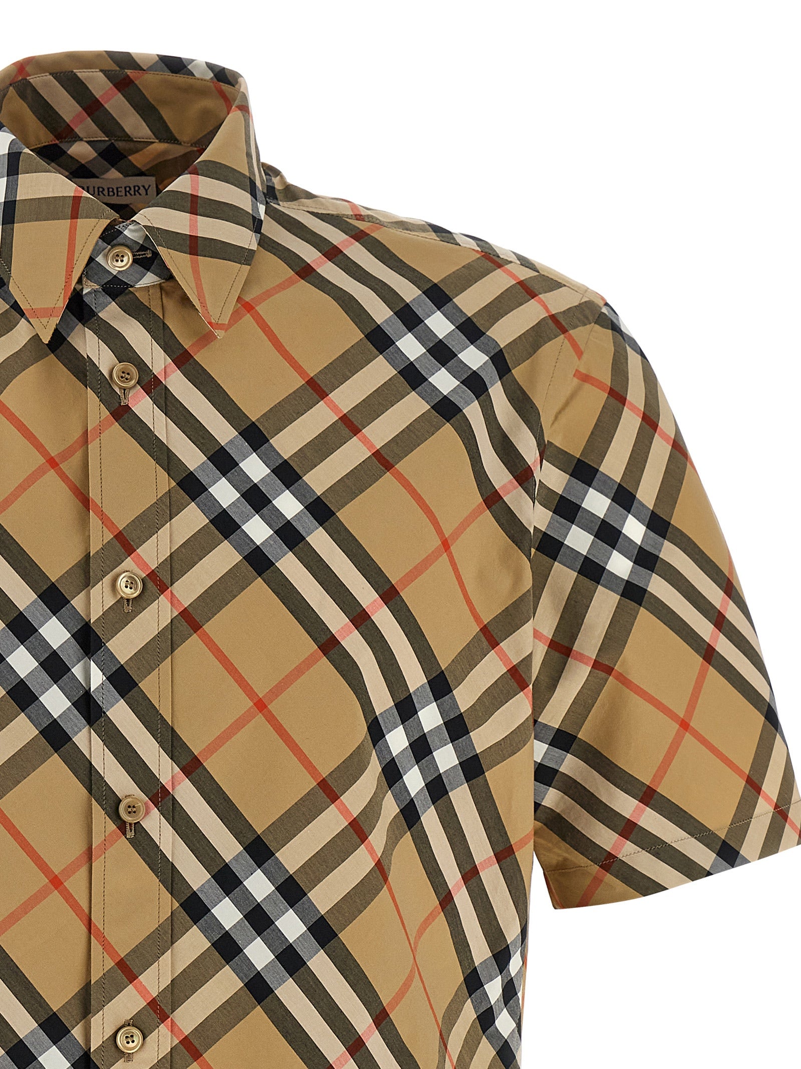 Burberry Beige Cotton Poplin Shirt