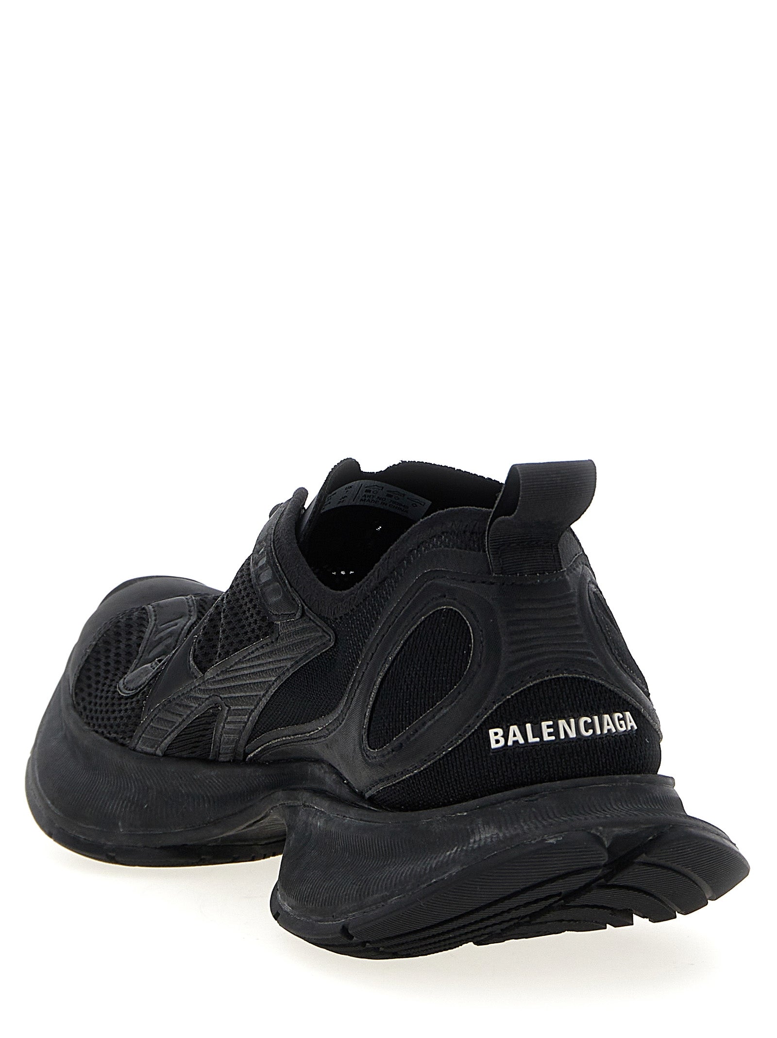 Balenciaga Schwarze Polyester-Sportsneaker
