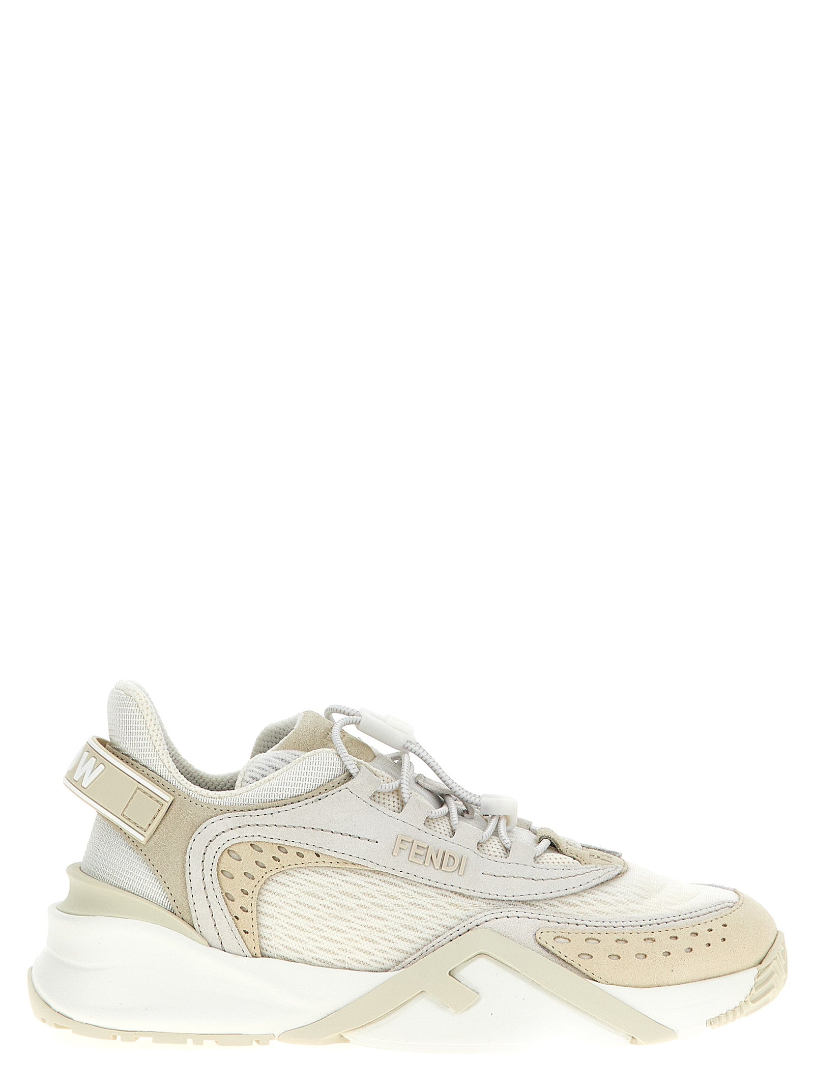 Fendi Weiße Sportsneaker aus Polyester