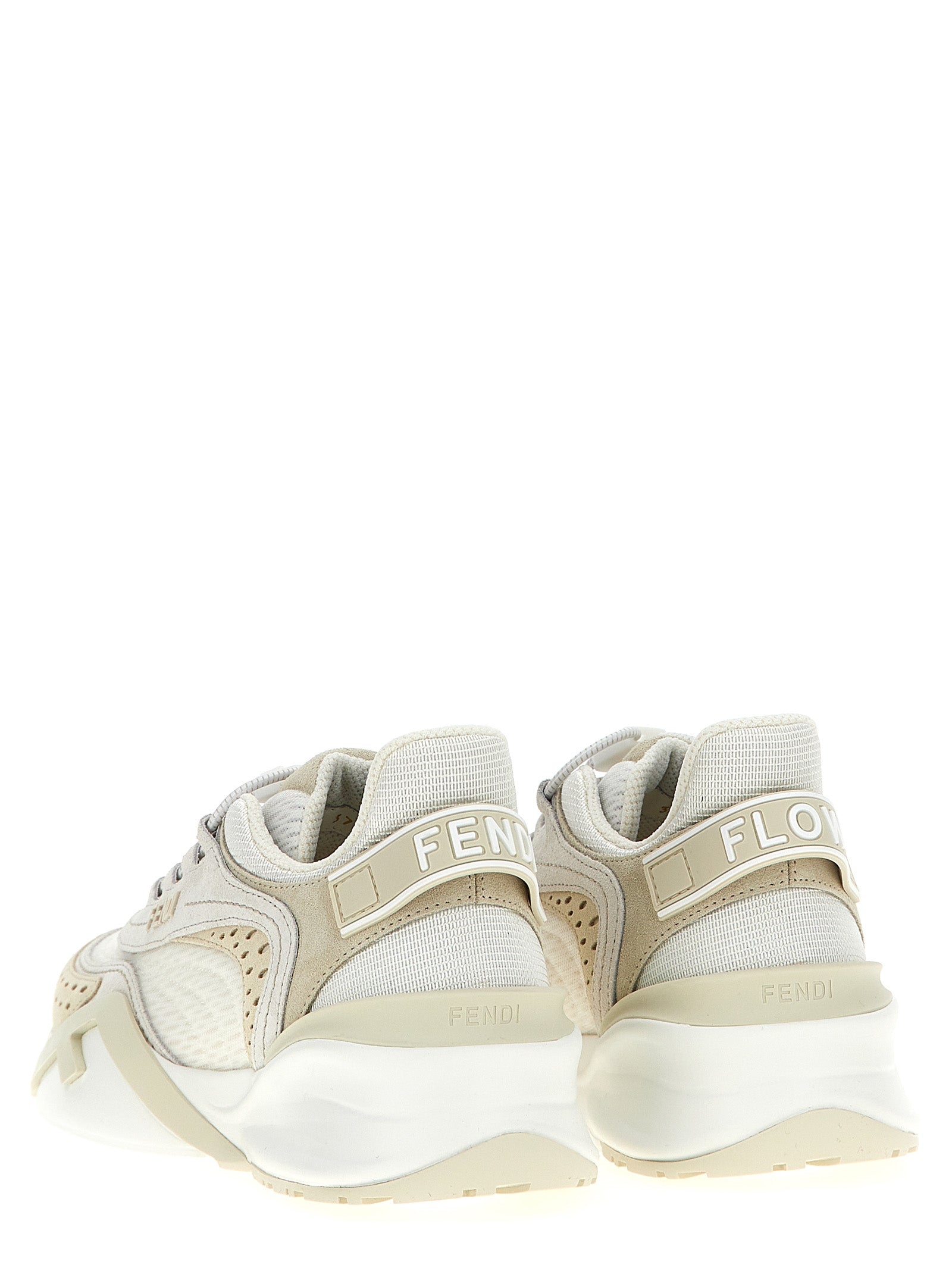 Fendi Weiße Sportsneaker aus Polyester