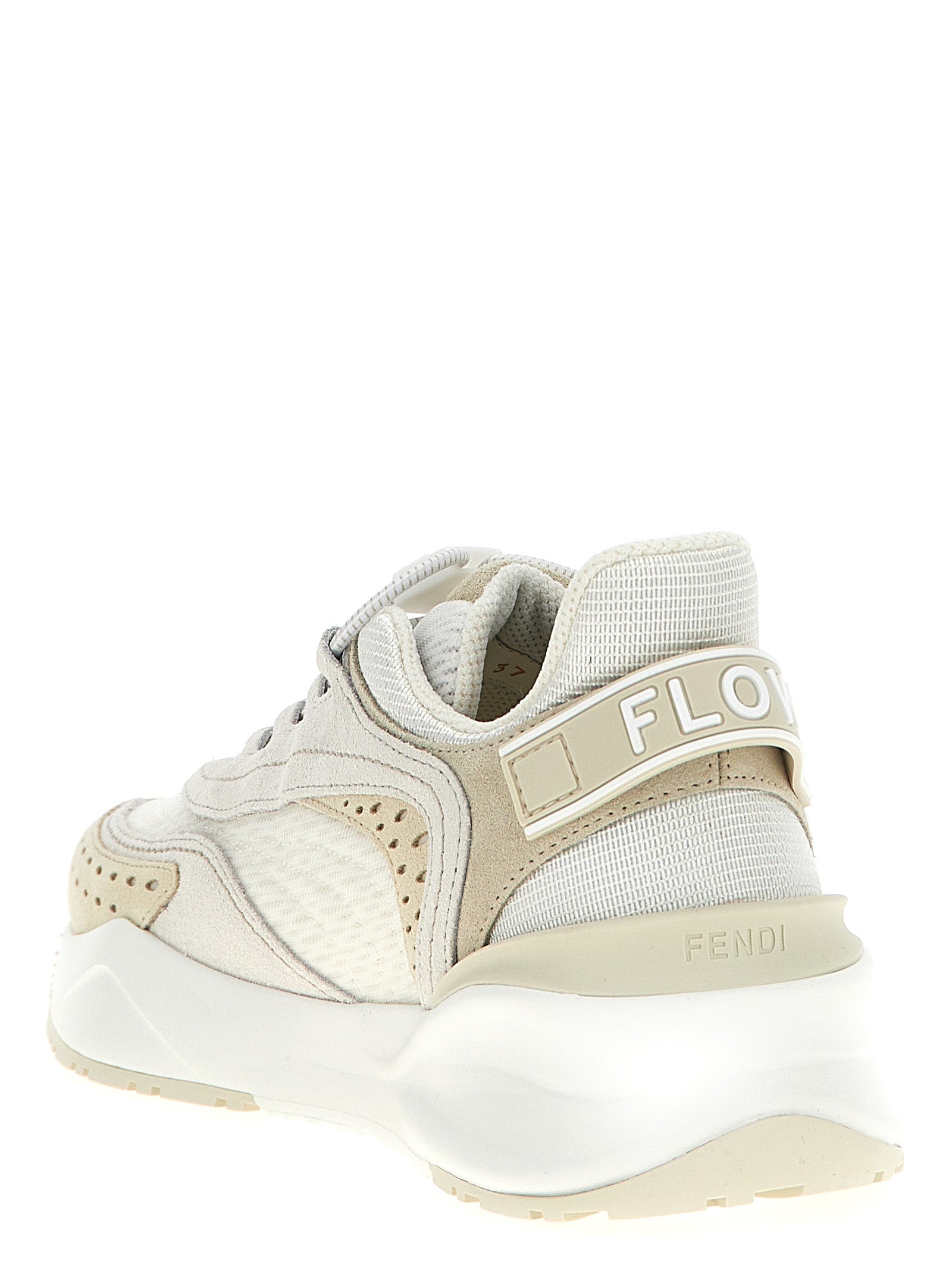Fendi Weiße Sportsneaker aus Polyester