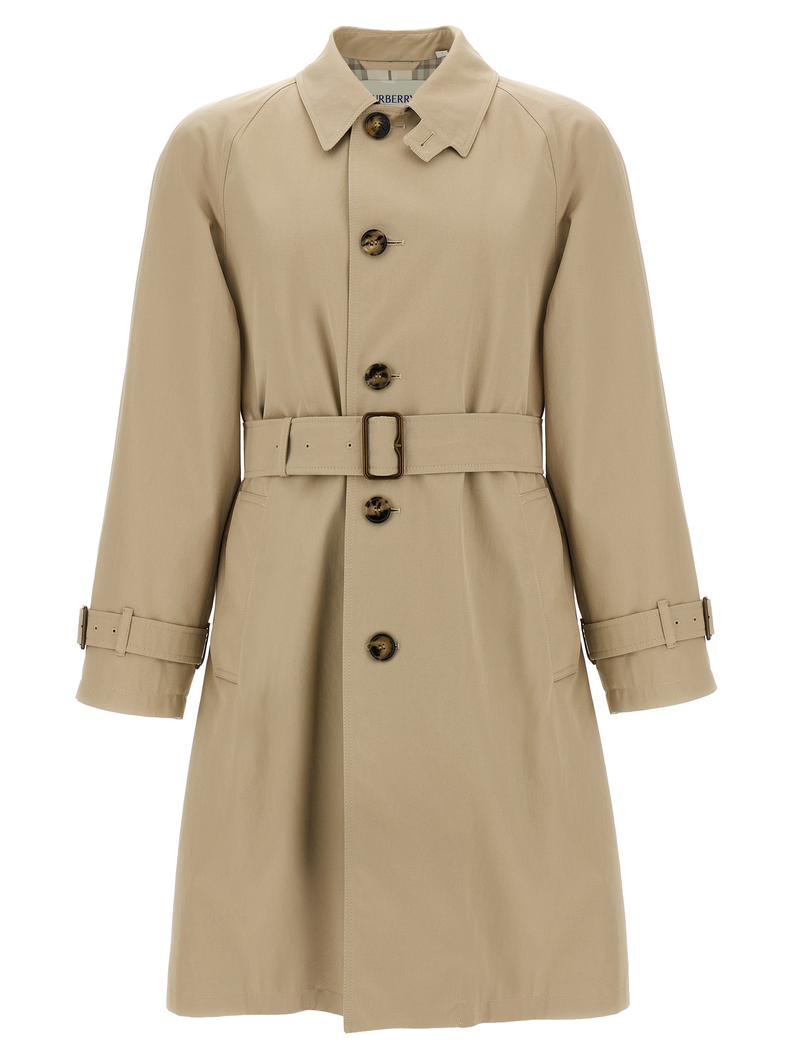 Manteau en coton beige Burberry