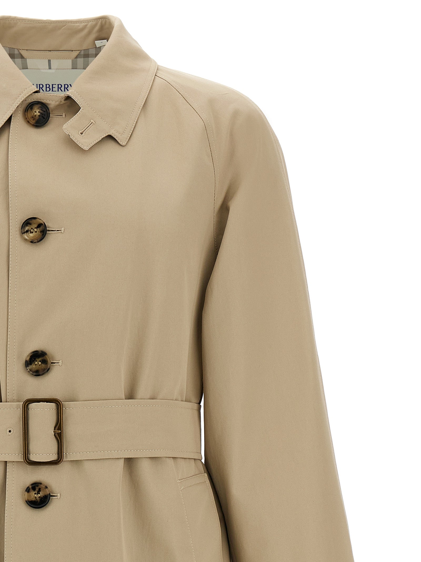 Manteau en coton beige Burberry