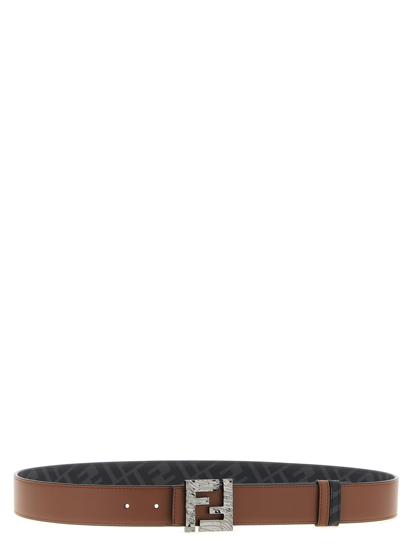 Fendi Multicolor Reversible Belt Leather