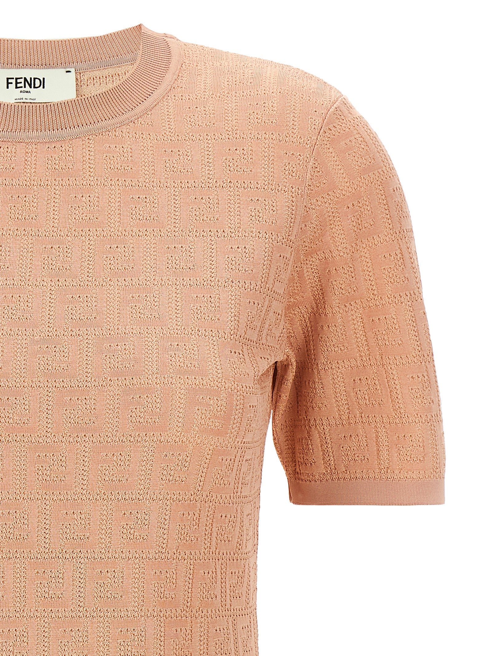 Fendi Pink Cotton Mini Dress