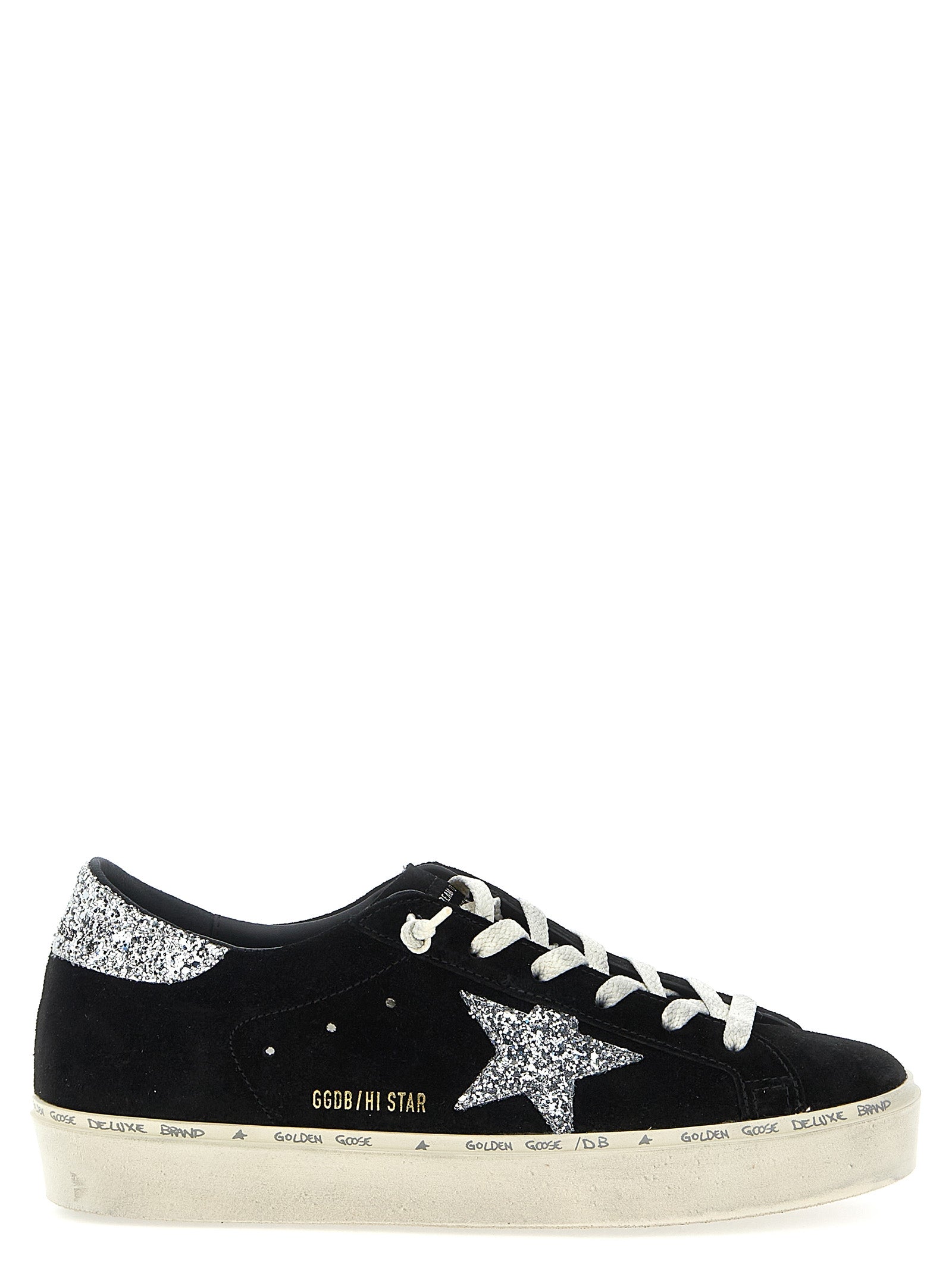 Golden Goose Schwarze Leder-Low-Top-Sneaker