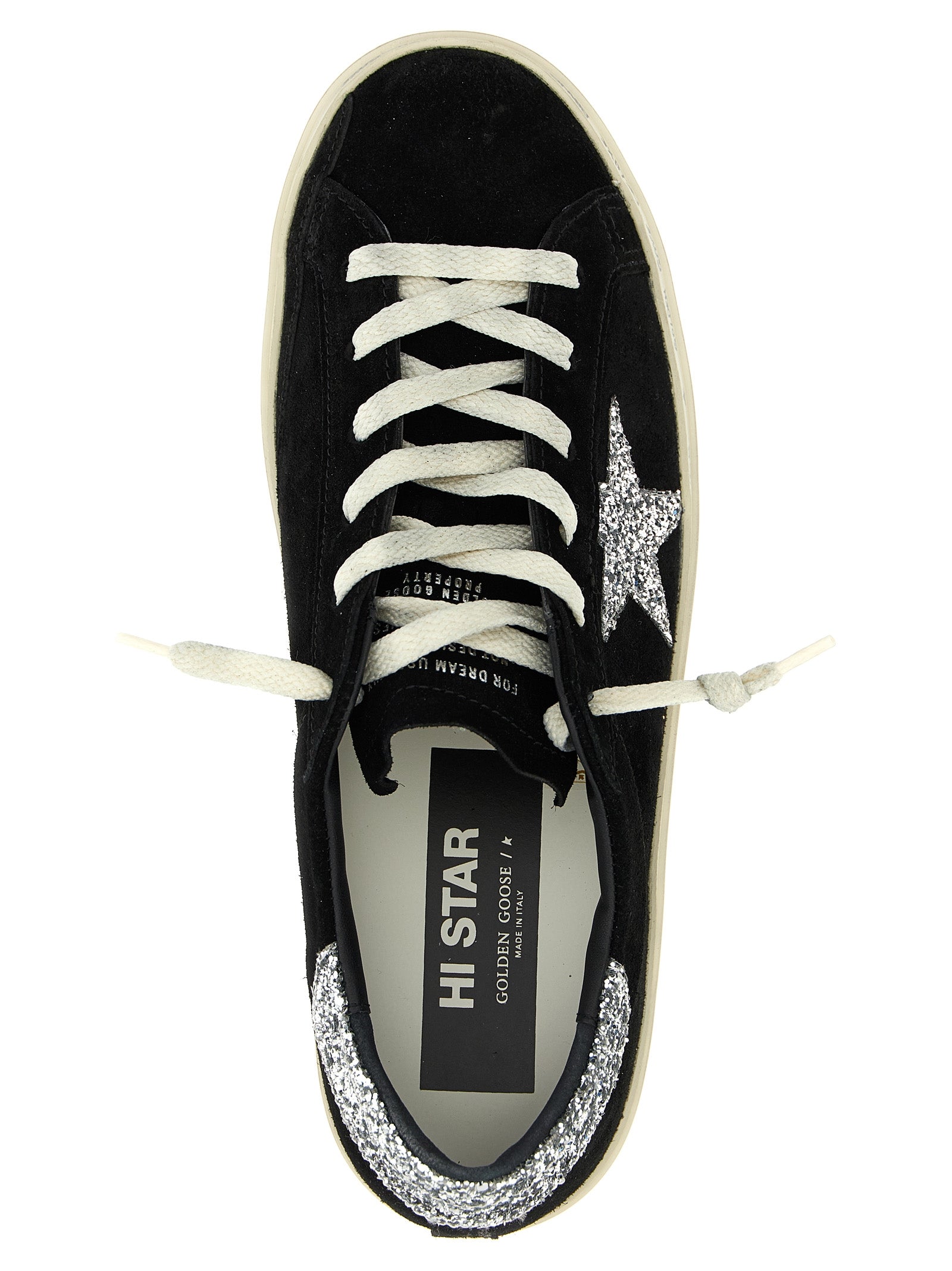 Golden Goose Schwarze Leder-Low-Top-Sneaker