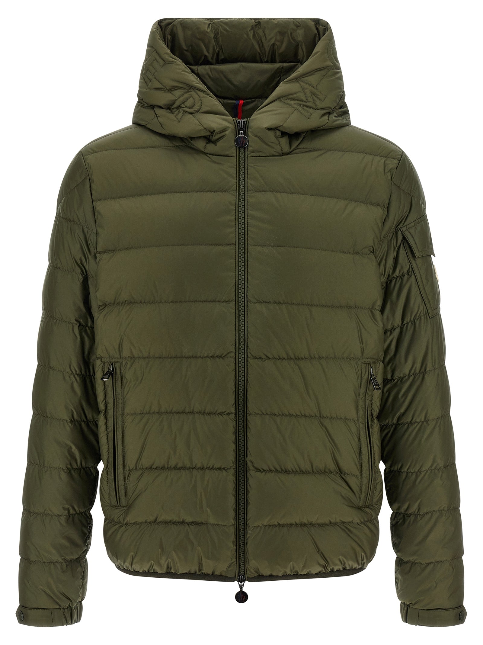 Moncler Green Najan Nylon Full-Length Jacket