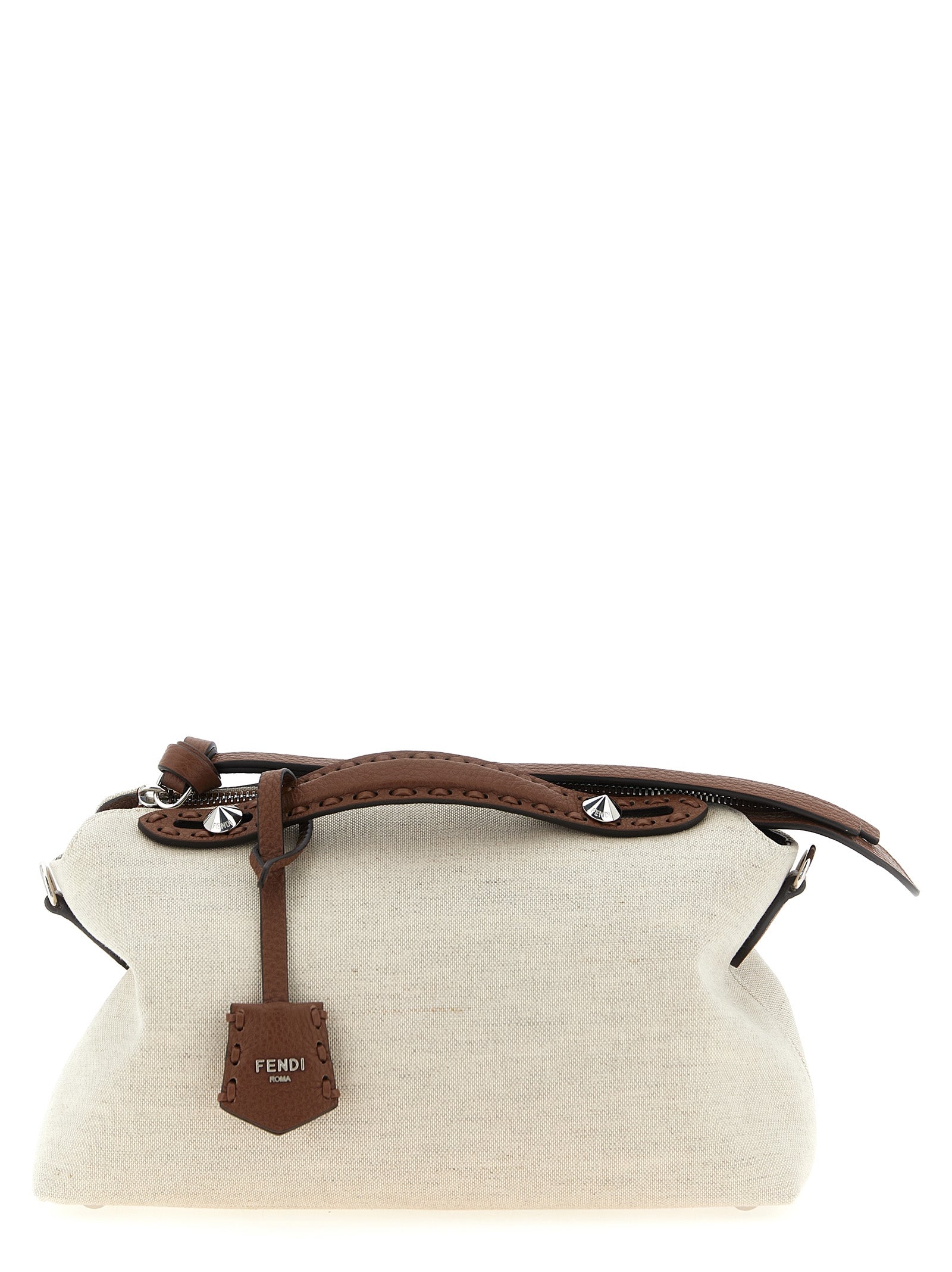 FENDI Beige By The Way Soft Medium Synthetic Handbag
