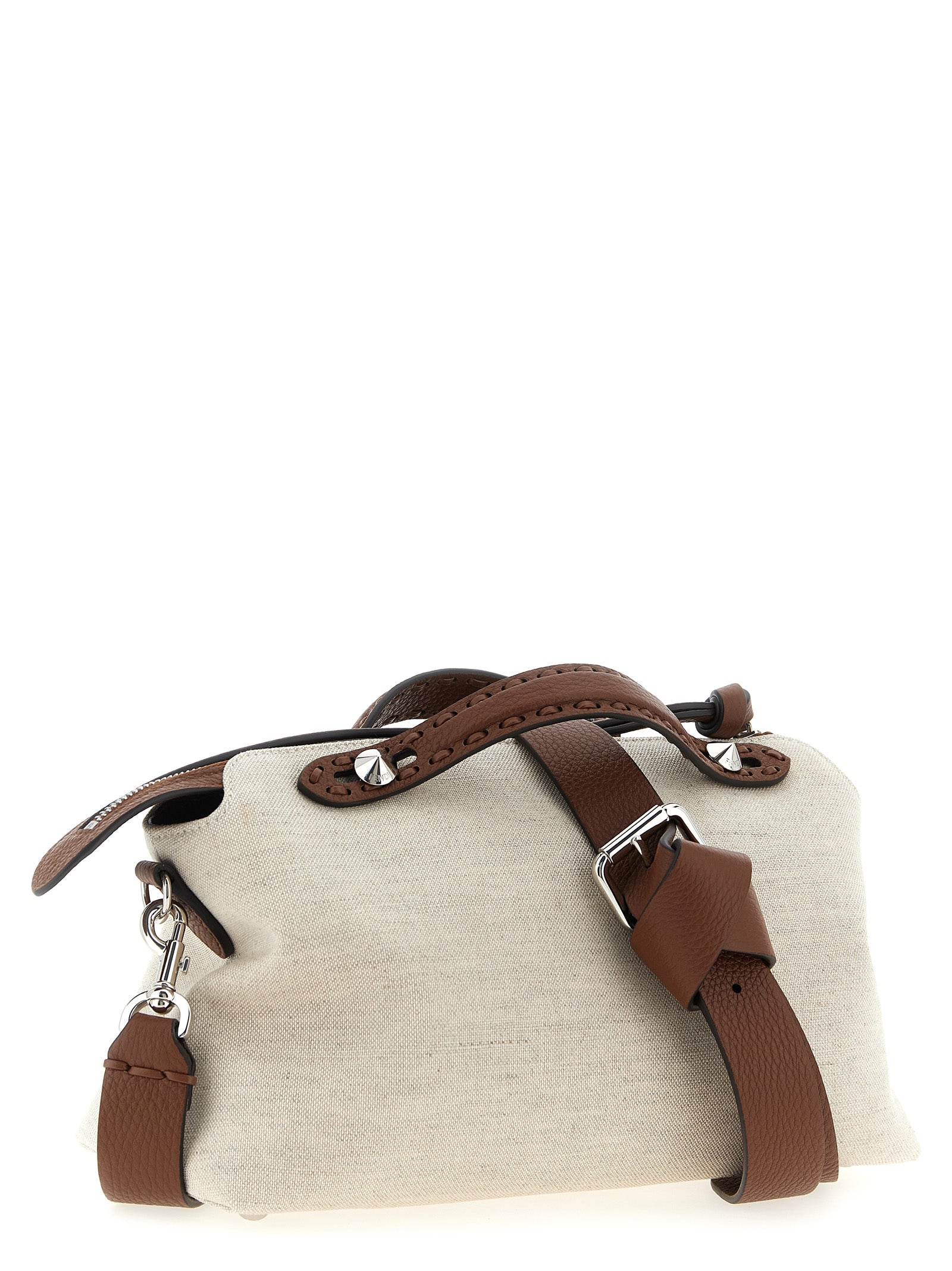 FENDI Beige By The Way Soft Medium Synthetic Handbag