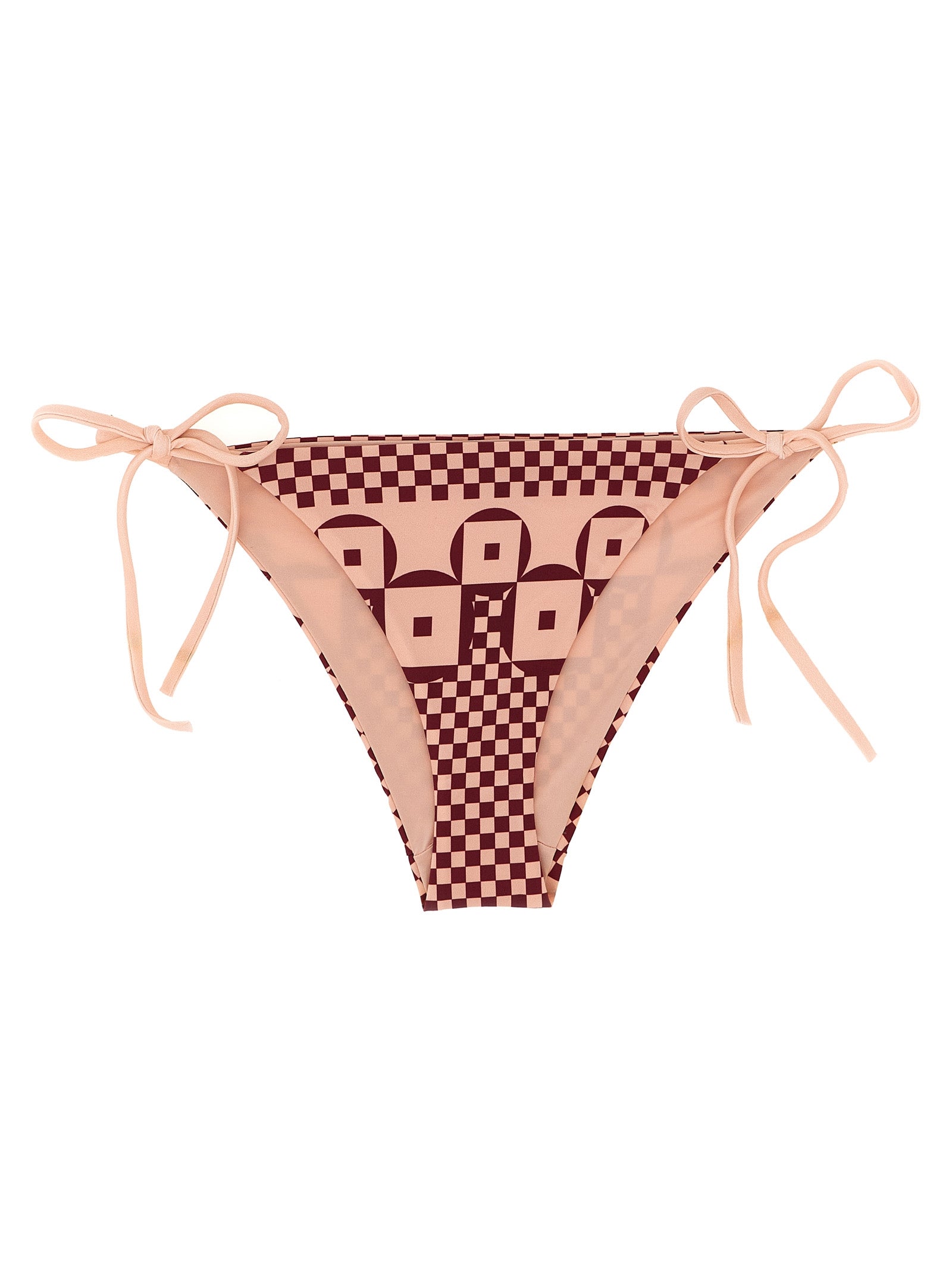 Fendi Pink Nylon Bikini Bottoms