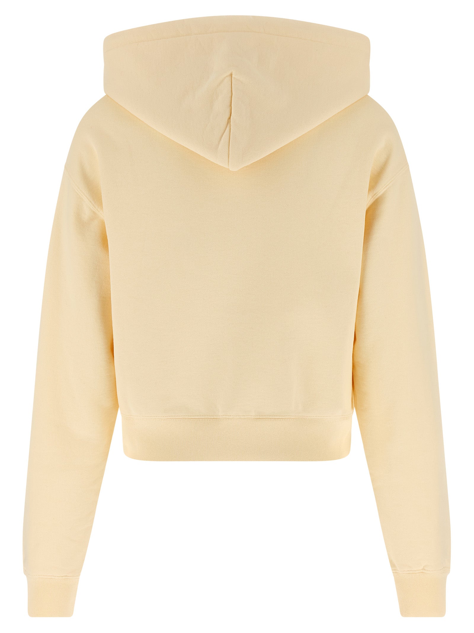 Jacquemus Beige Le Hoodie Gros-Grain Cotton Hoodie