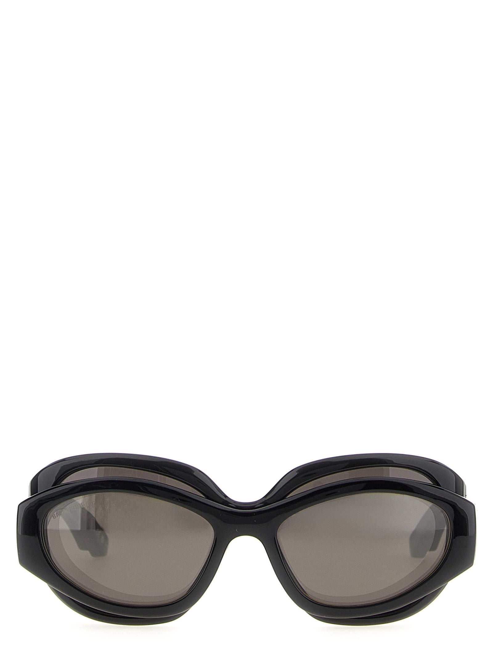 Balenciaga Sonnenbrille aus schwarzem Polyamid