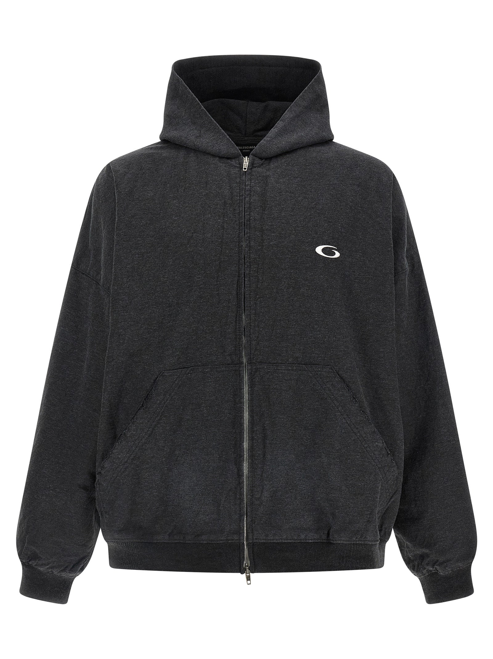 Sweat-shirt Balenciaga gris en coton
