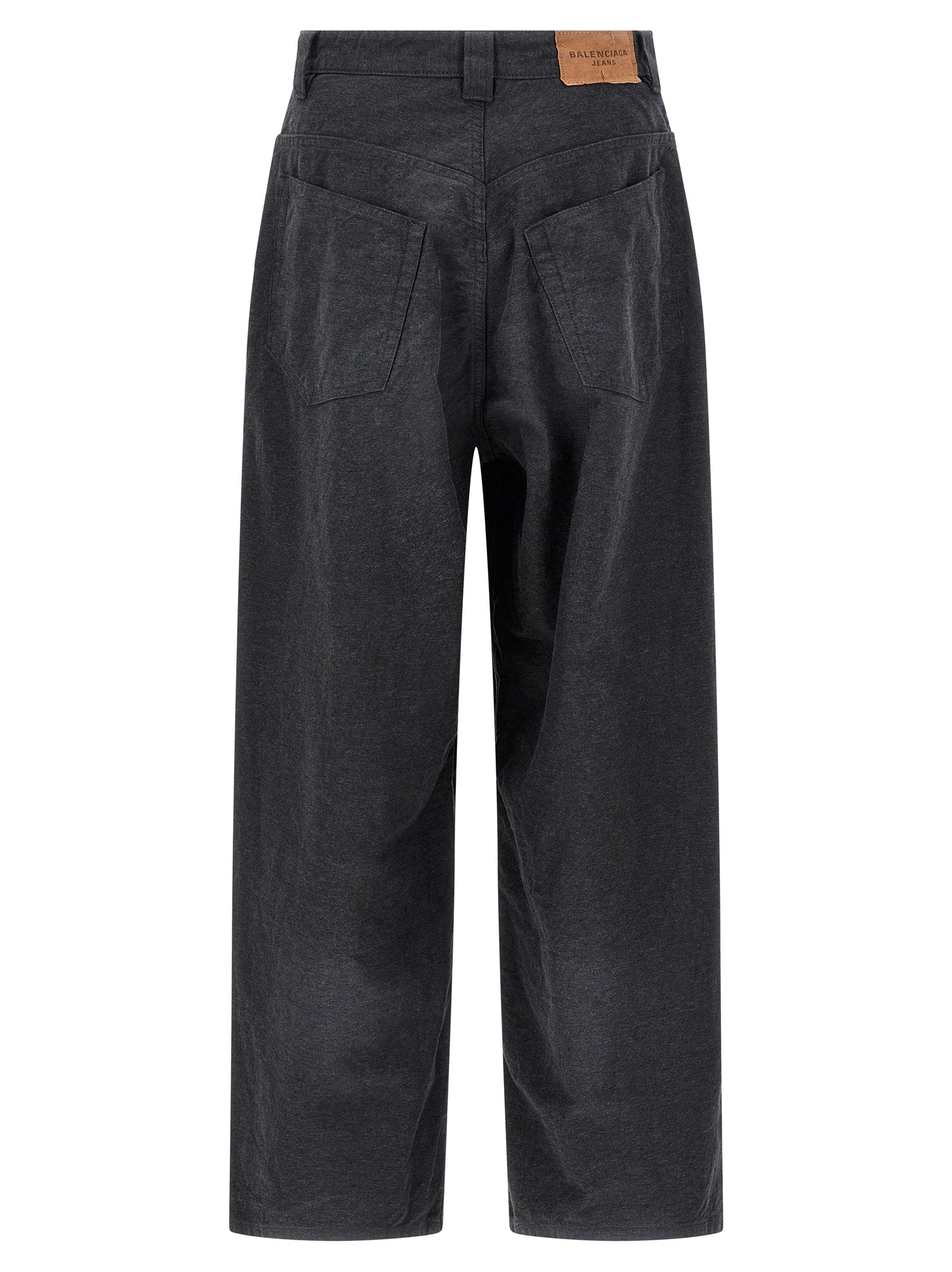 Pantalon décontracté Balenciaga en coton gris