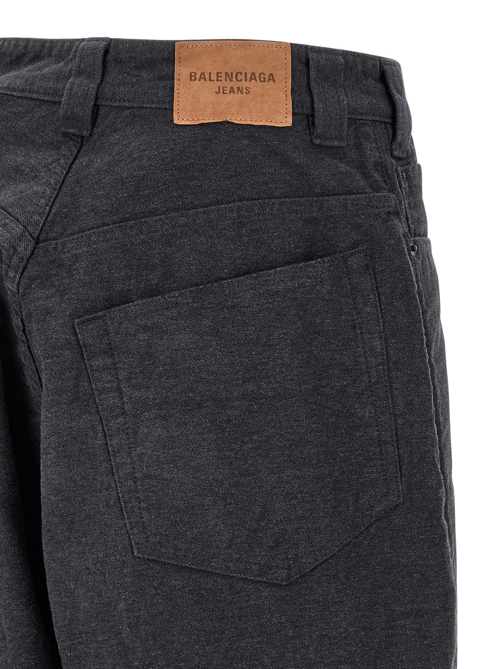 Pantalon décontracté Balenciaga en coton gris