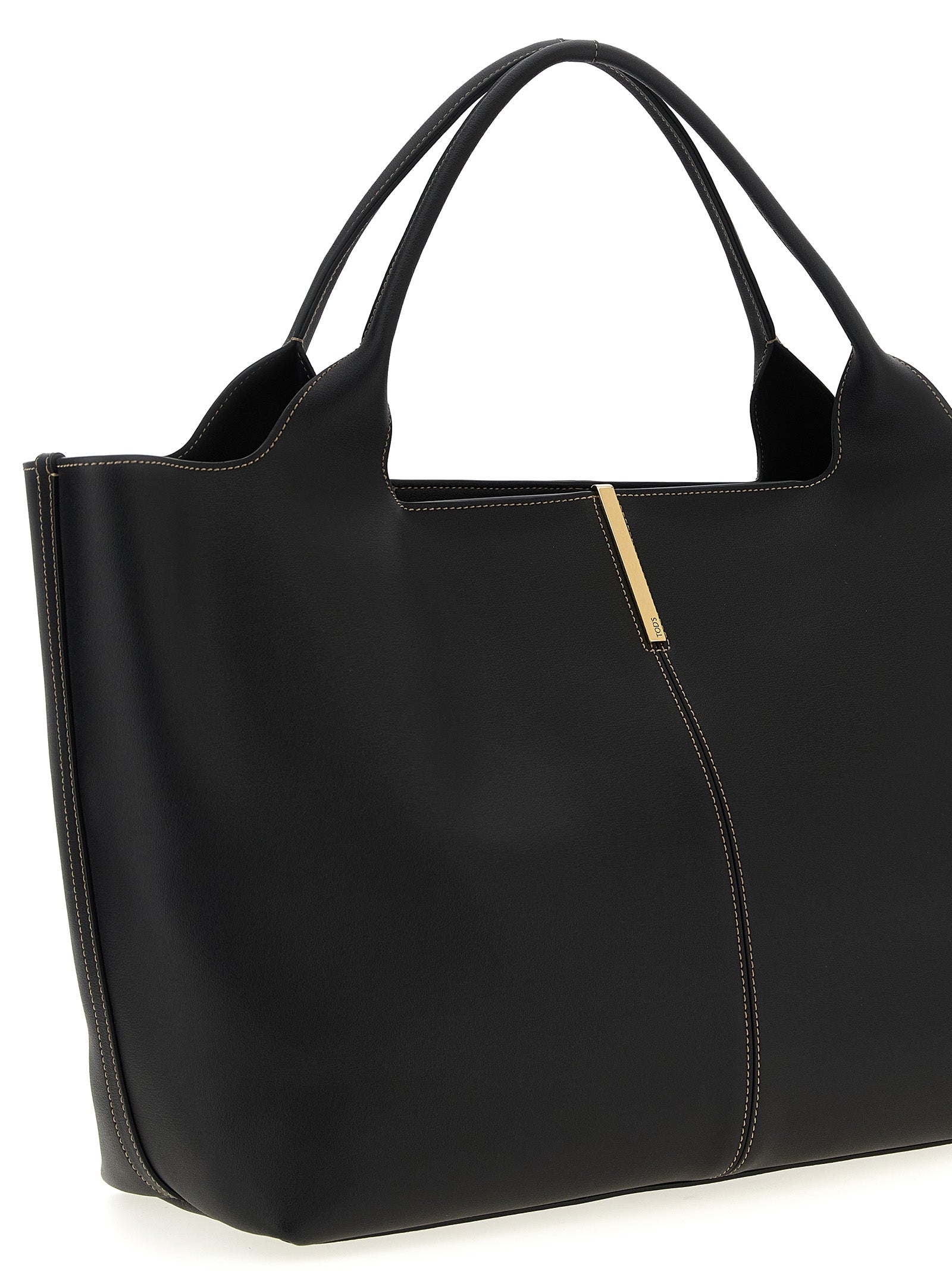 Tod’s Black EBR Tote Leather