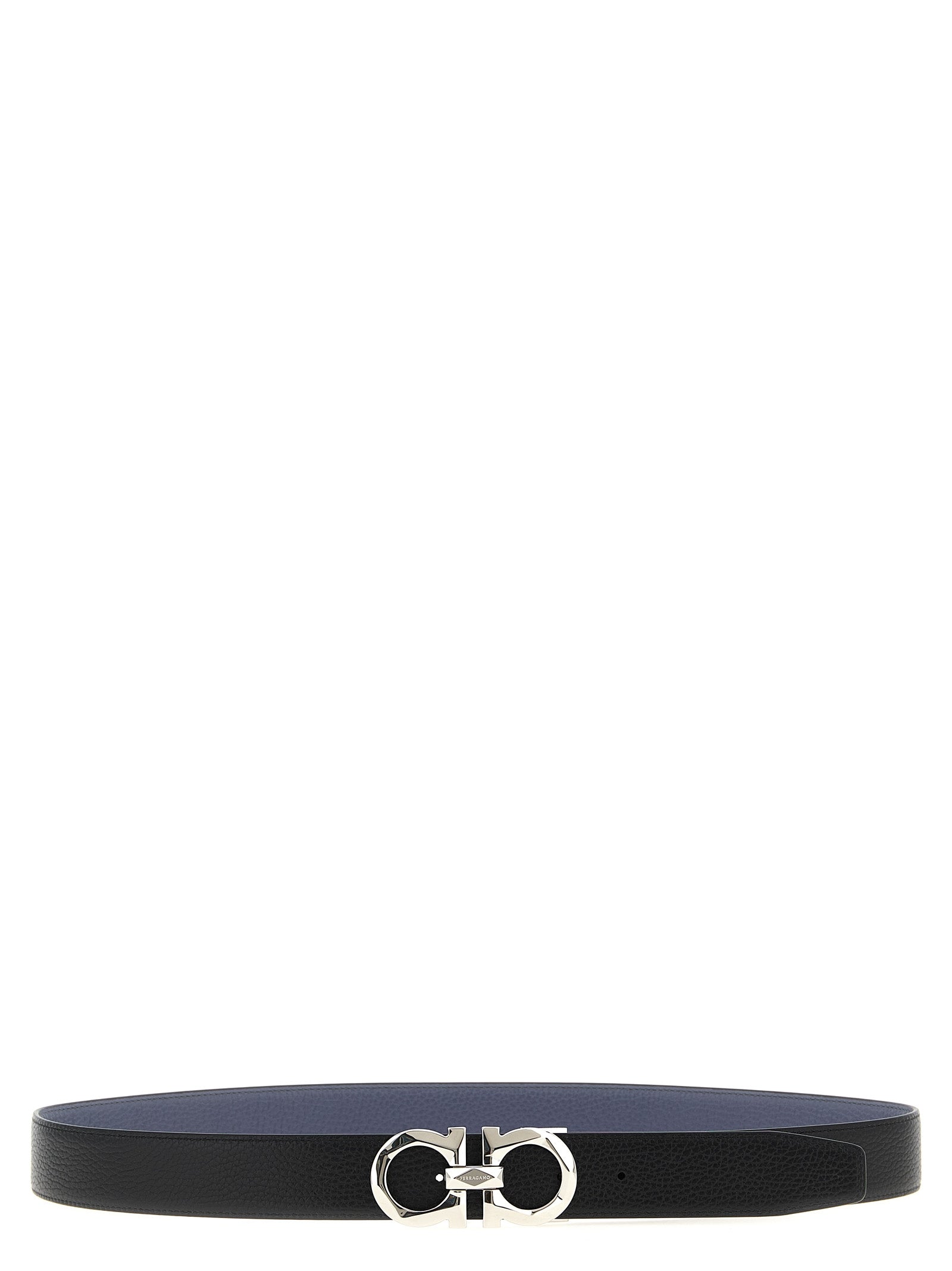 Ferragamo Multicolor Leather Reversible Belt