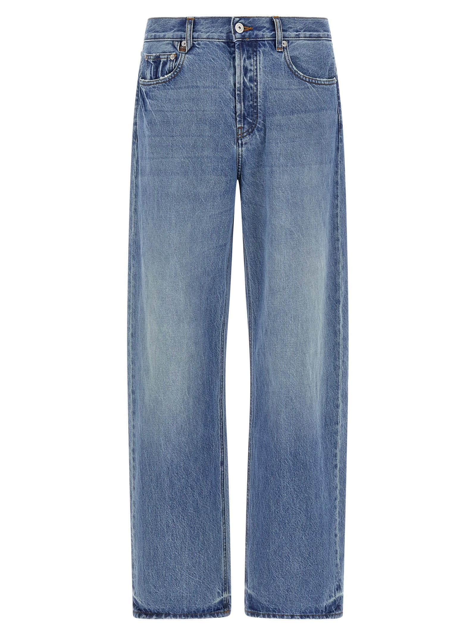 Jacquemus Blaue Baumwoll-Jeans mit geradem Bein