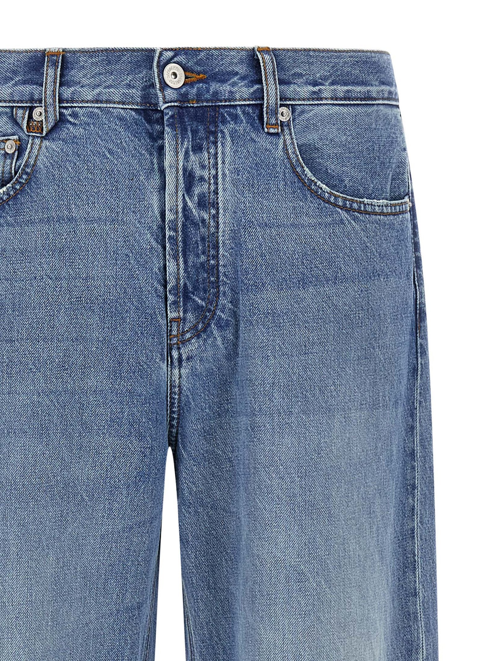 Jacquemus Blaue Baumwoll-Jeans mit geradem Bein