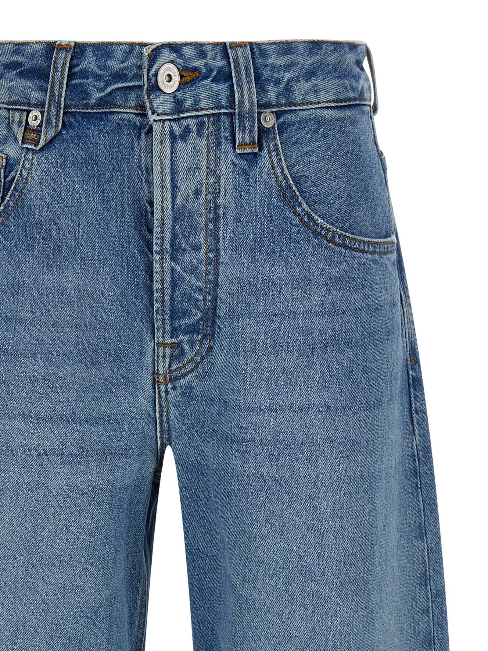 Jacquemus Jean en Coton Bleu Denim