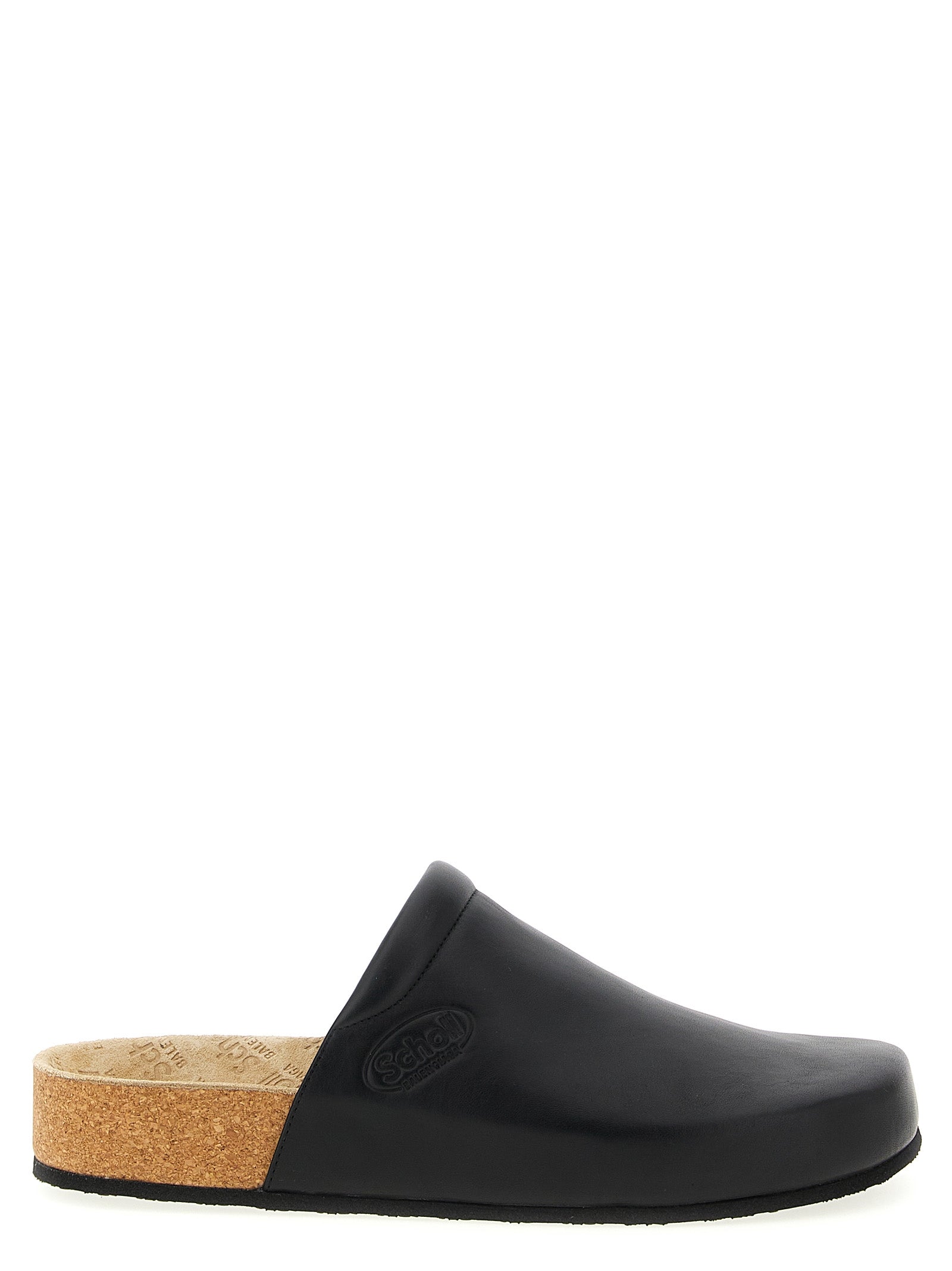 Balenciaga Black Saboto Clogs Calf Leather