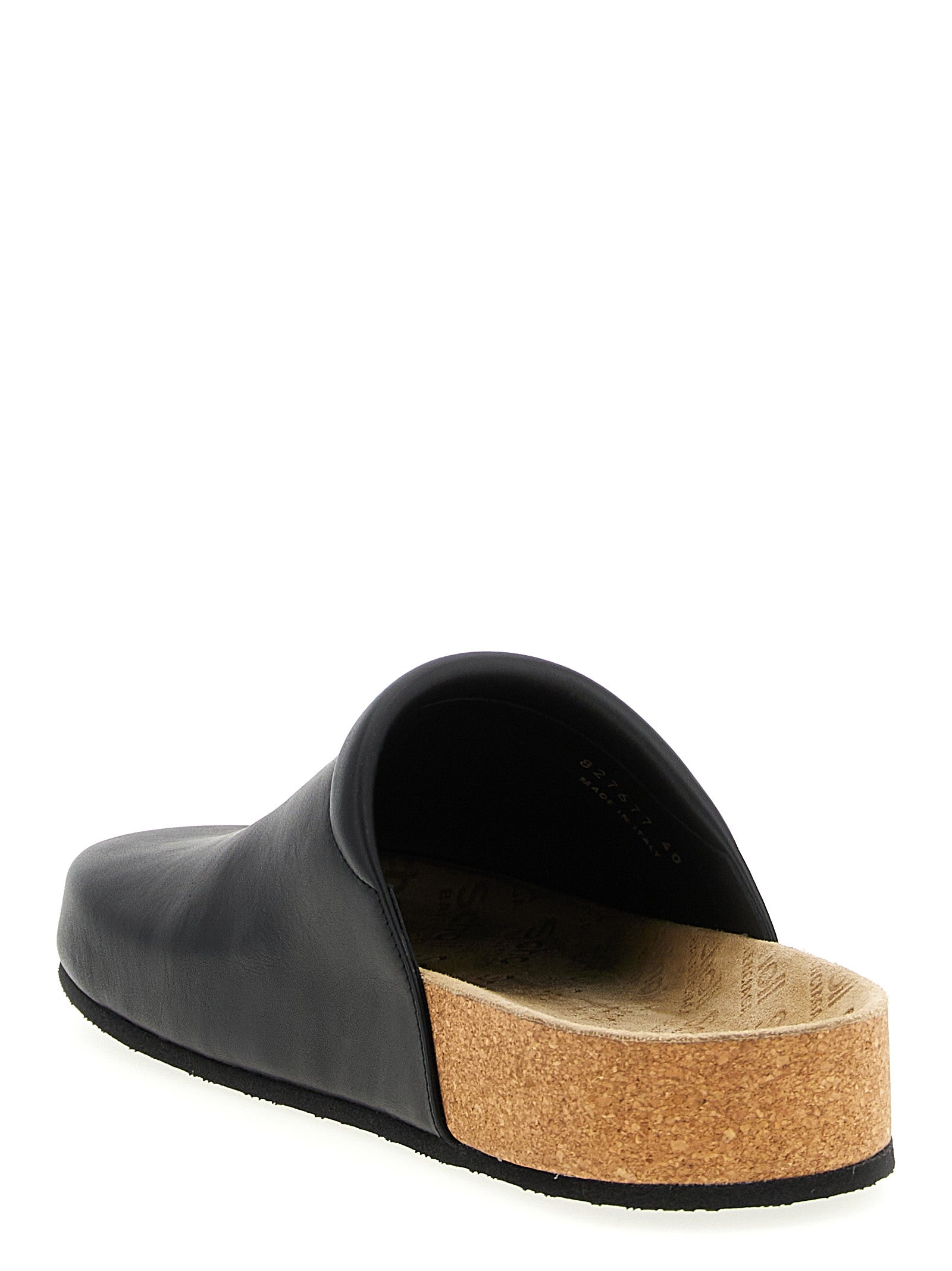 Balenciaga Black Saboto Clogs Calf Leather