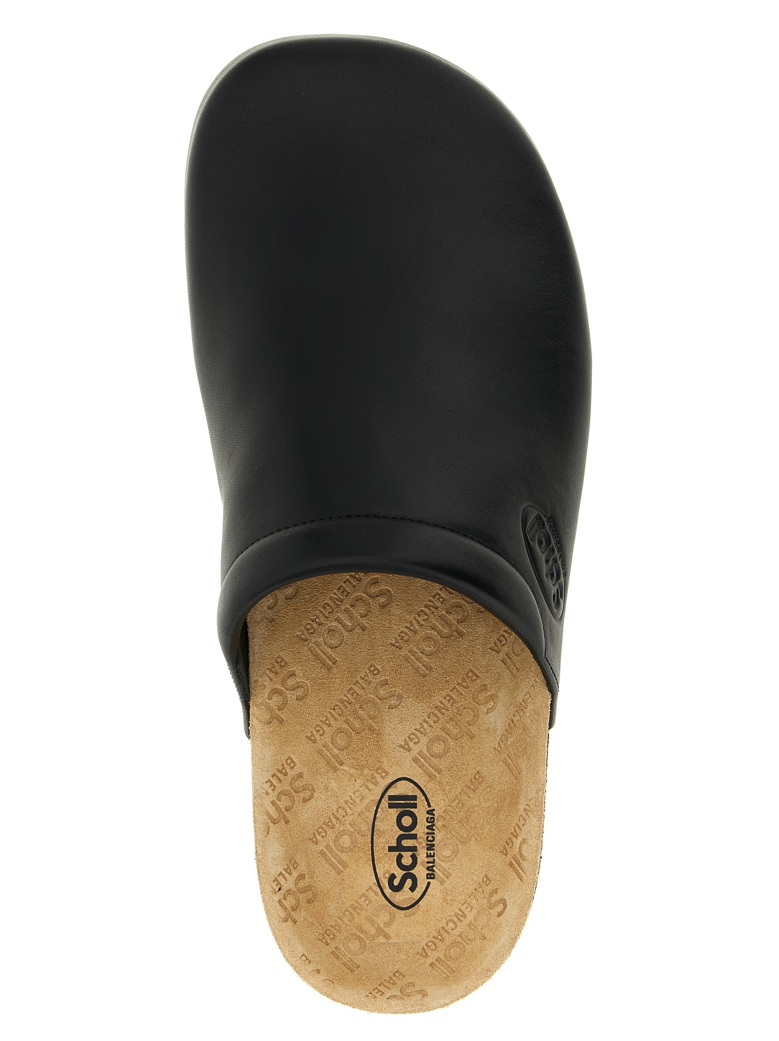 Balenciaga Black Saboto Clogs Calf Leather
