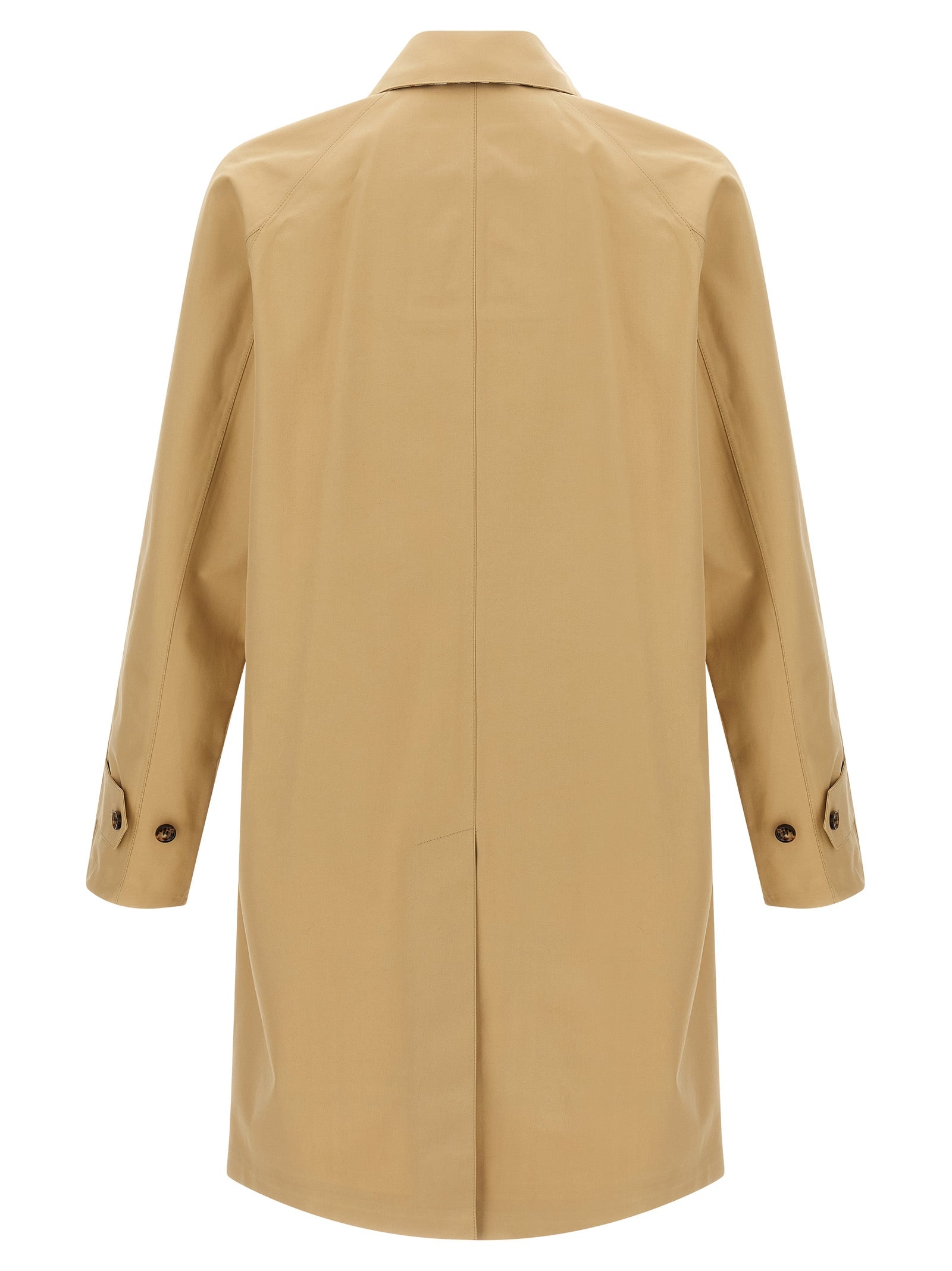 Burberry Beige York Car Coat Cotton