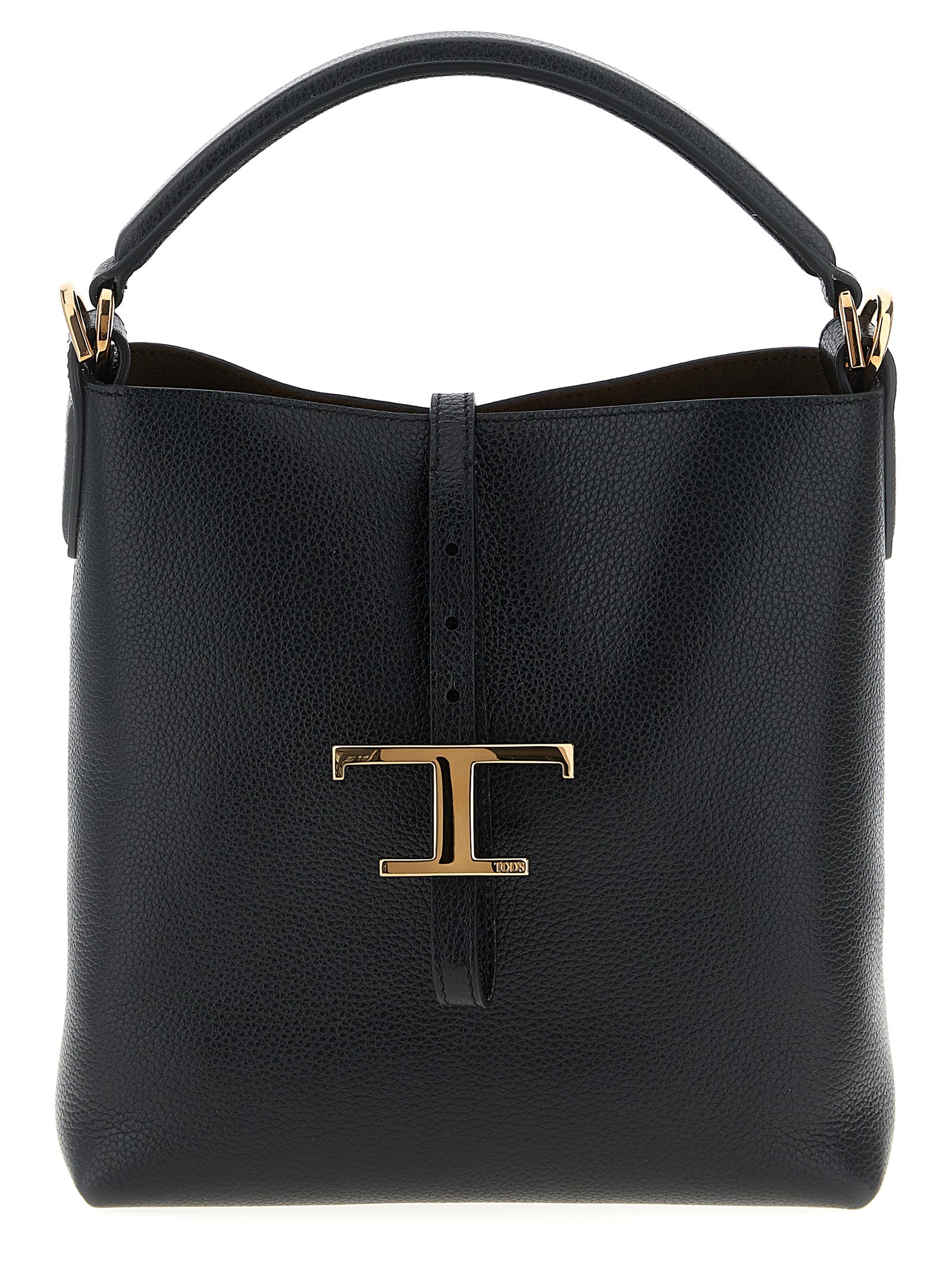 Tod’s Black Mini Bucket Leather Handbag