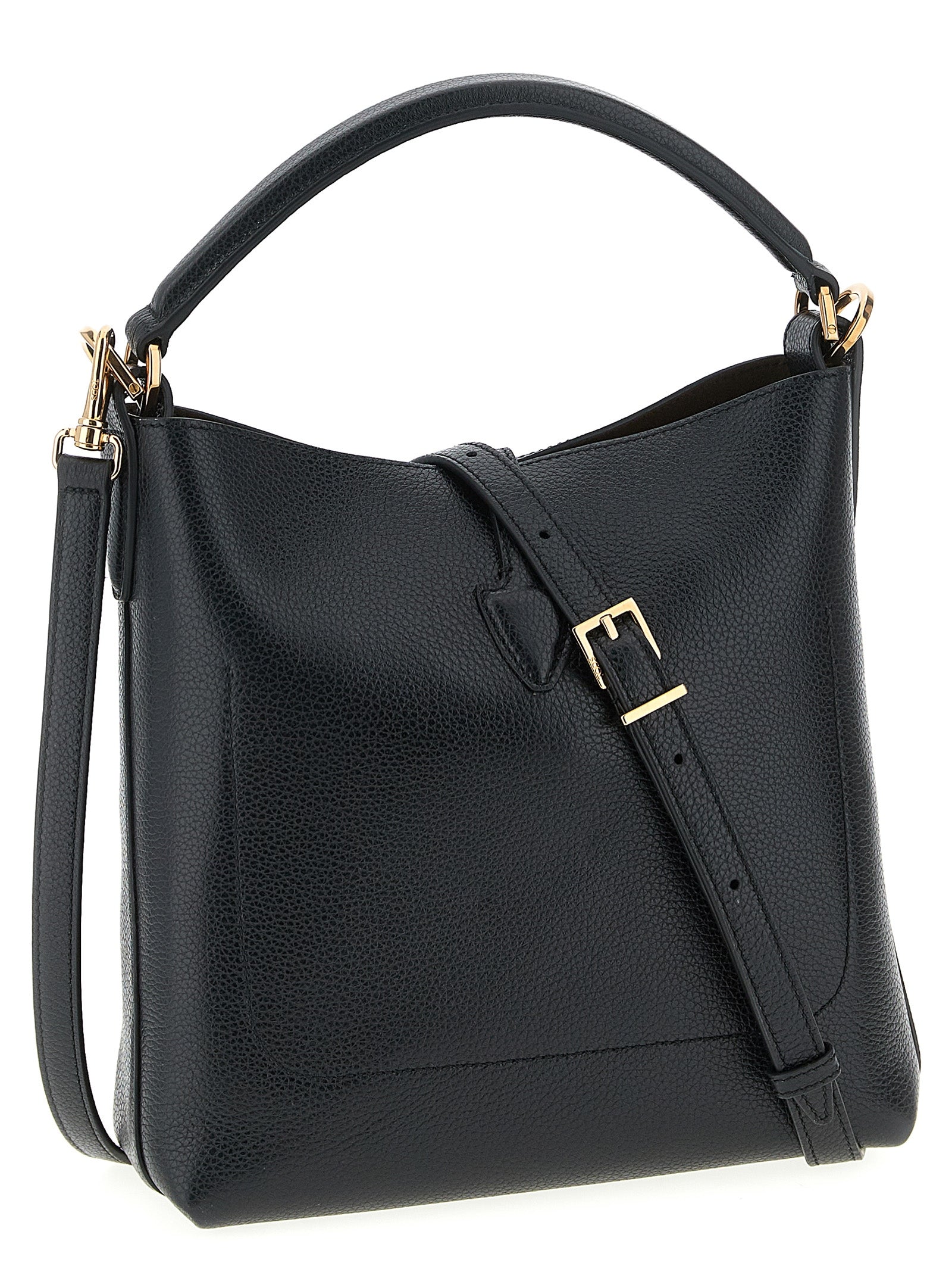 Tod’s Black Mini Bucket Leather Handbag