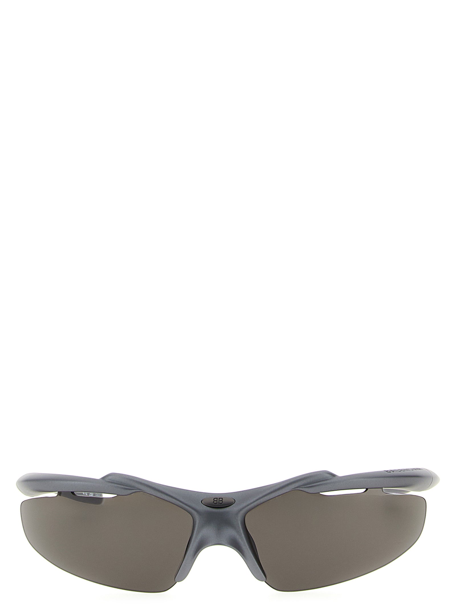 Balenciaga Gray Turbo D-Frame Nylon Sunglasses
