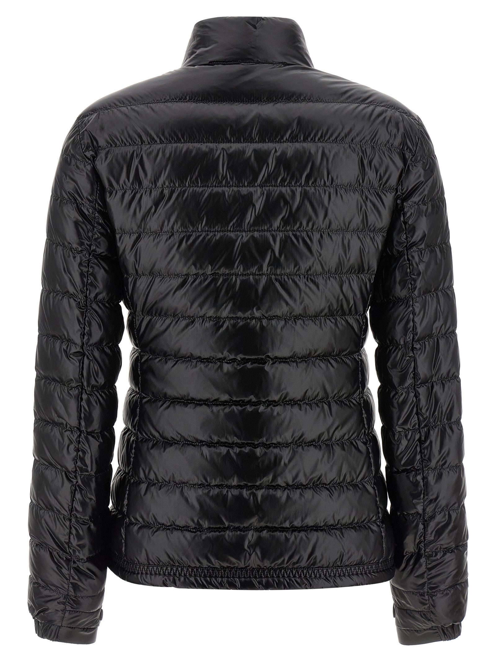 Moncler Grenoble Black Walibi Nylon Full-Length Jacket