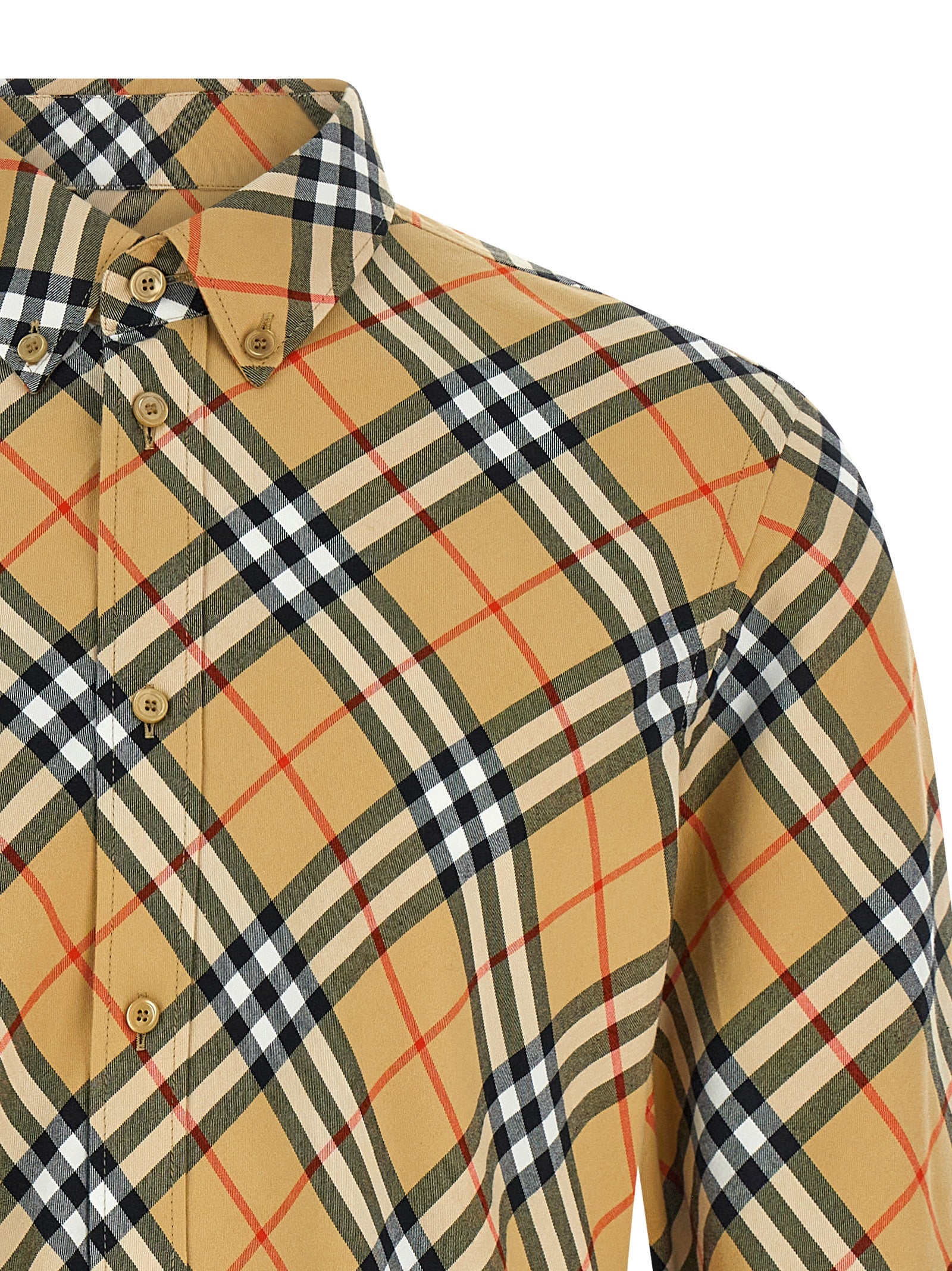 Burberry Beige Roan Cotton Shirt