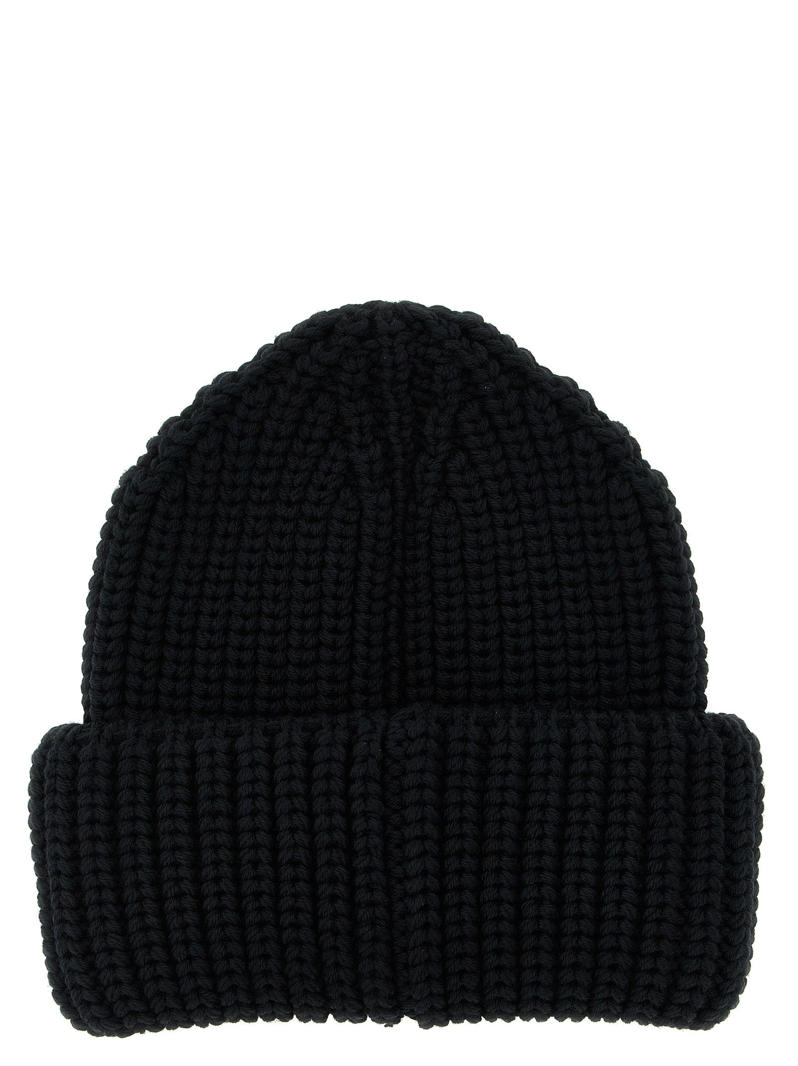 Moncler Grenoble Black Wool Beanie