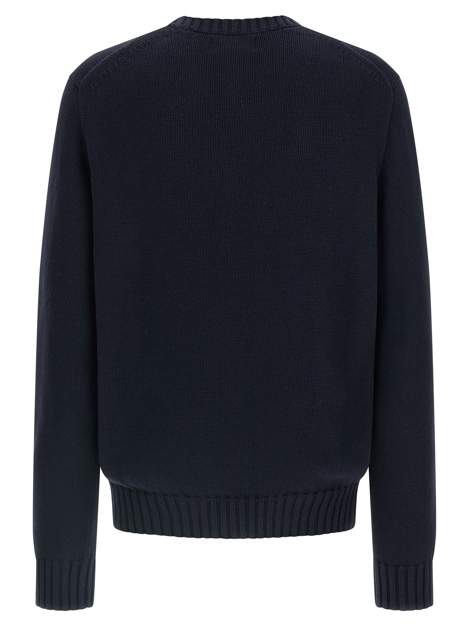 Polo Ralph Lauren Blaue Strickjacke aus Baumwolle