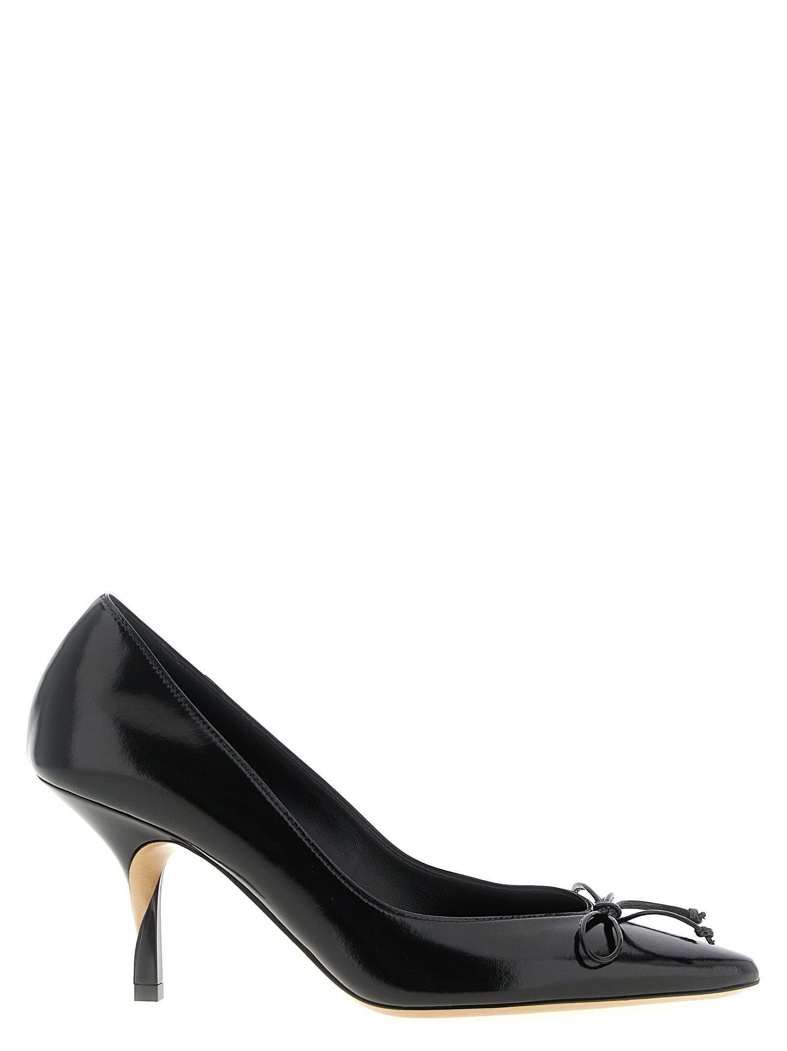 Jacquemus Black Les Escarpins Tourni Leather Pumps